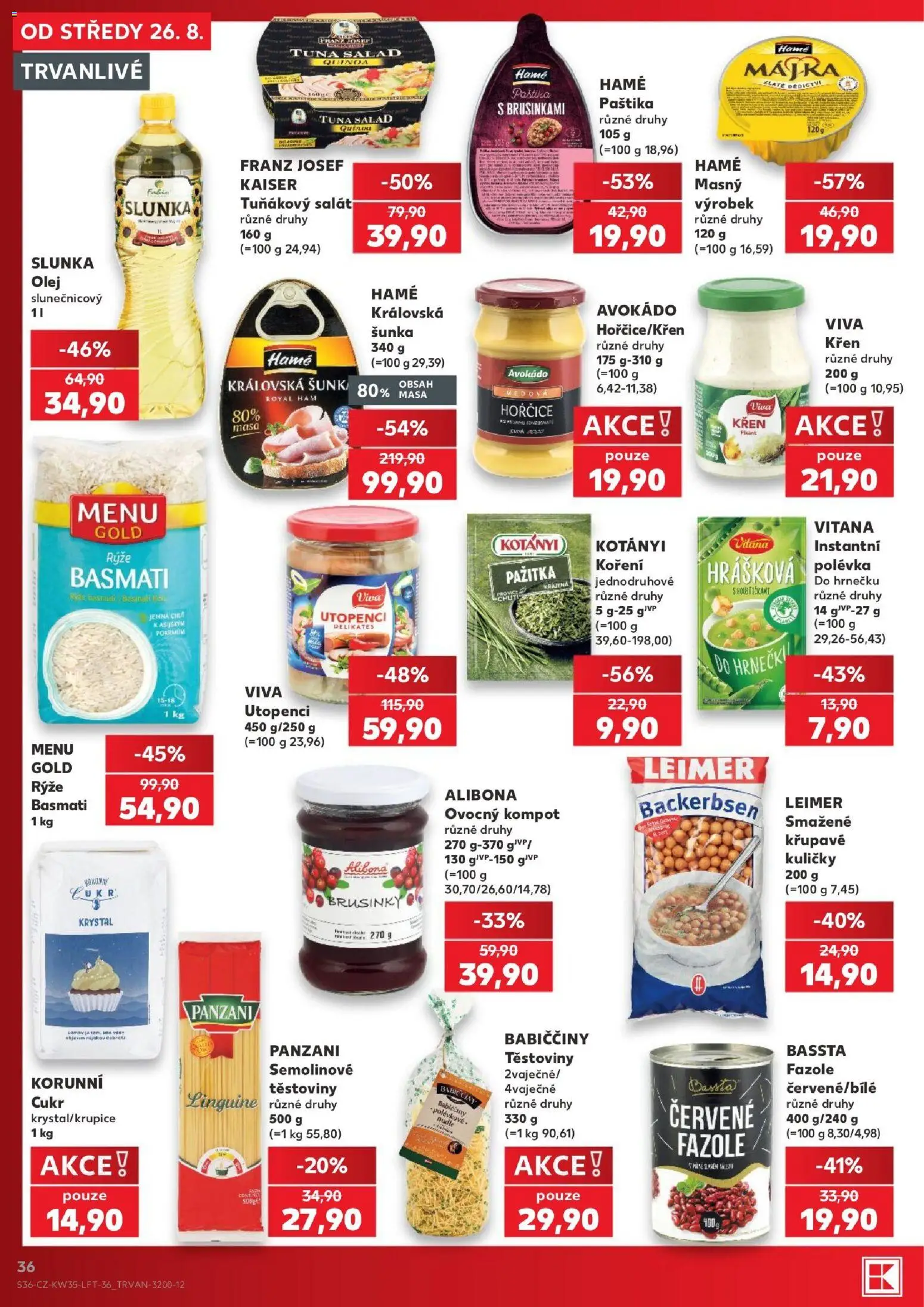Kaufland leták - Brno od 26.08.2026 | Strana: 36