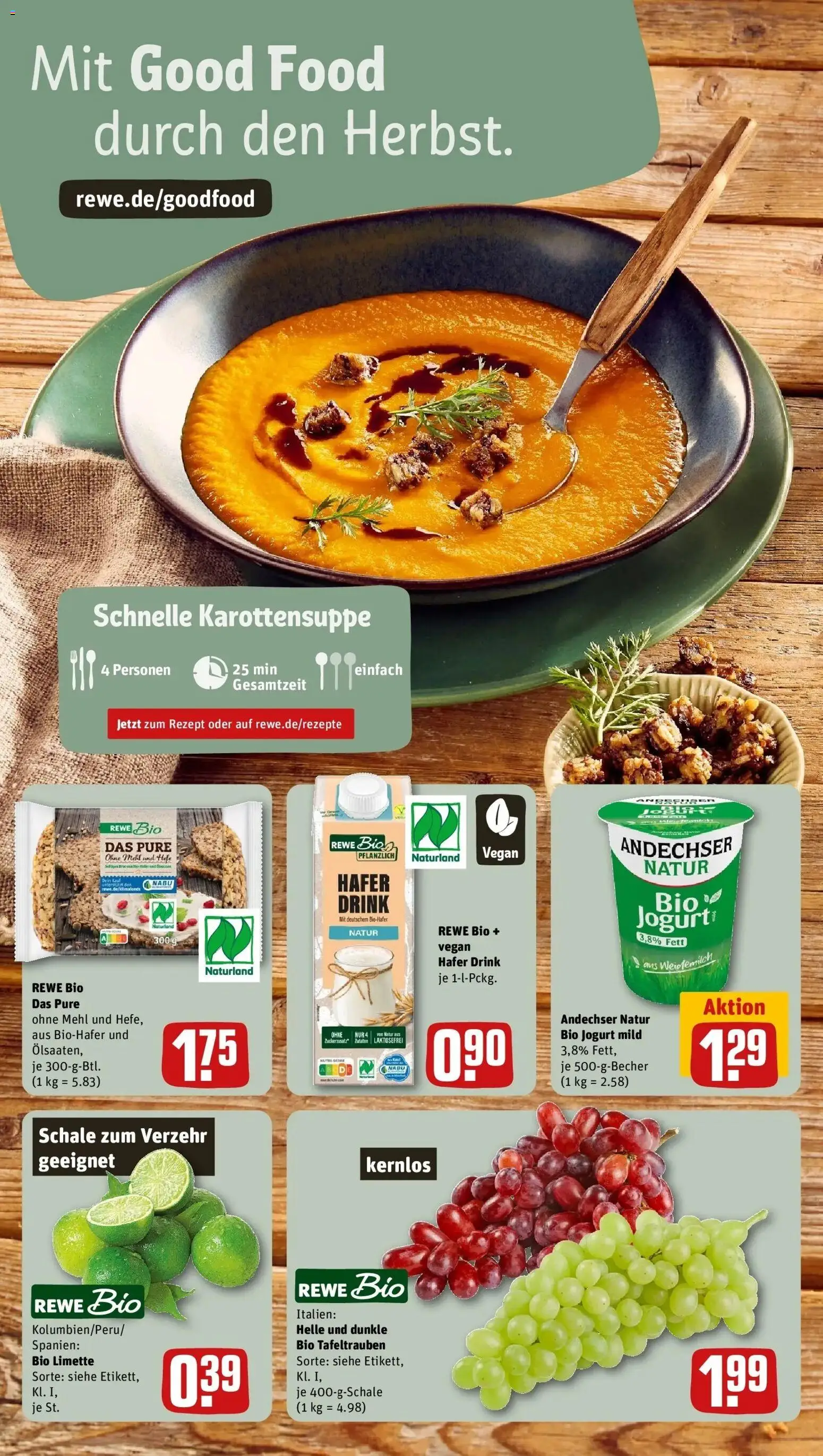 REWE Prospekt ab 05.10.2026 zum Blättern » Angebote | Seite: 6 | Produkte: Mehl, Limette