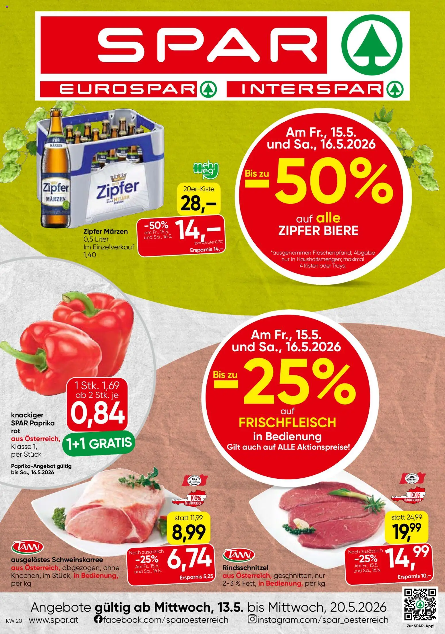 Spar Flugblatt - Salzburg gültig ab 13.05.2026 | Seite: 1