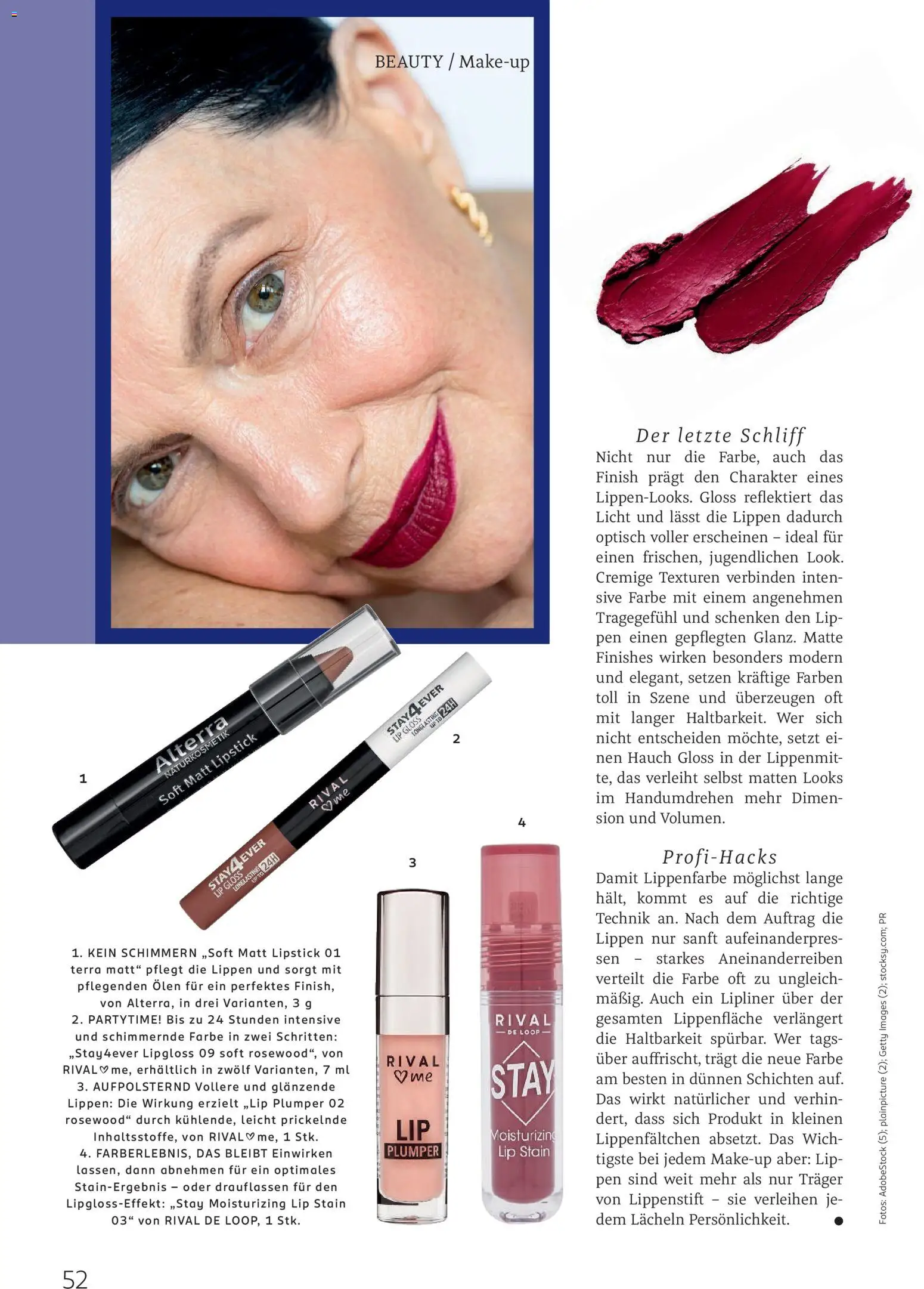 Rossmann Centaur – gültig ab 01.09.2026 | Seite: 52 | Produkte: Lippenstift, Lipgloss, Finish, Lipliner