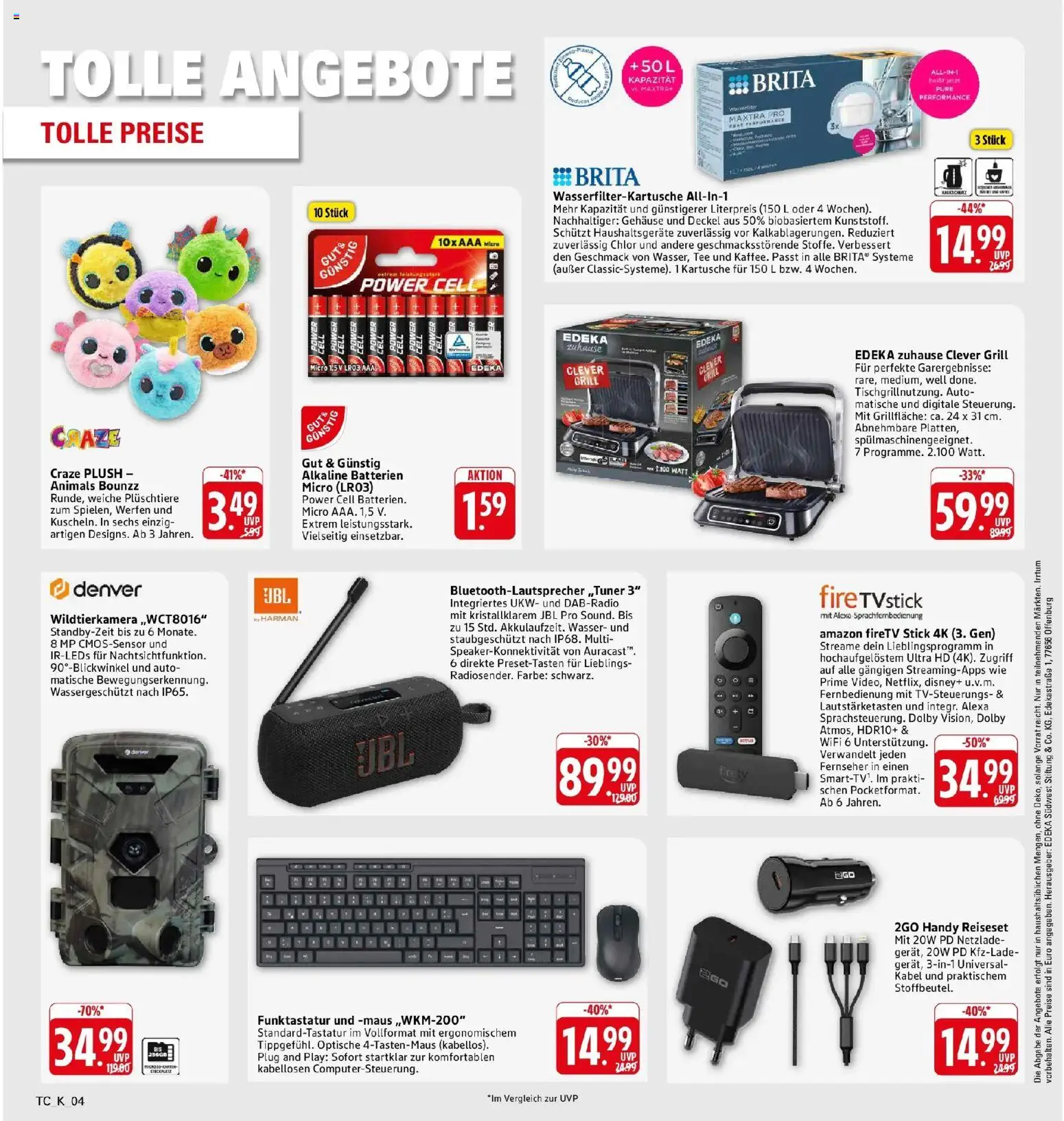 Marktkauf Prospekt Heidenheim (ab 14.09.2026) » Angebote online | Seite: 36 | Produkte: Batterien, Tee, Maus, Fernseher
