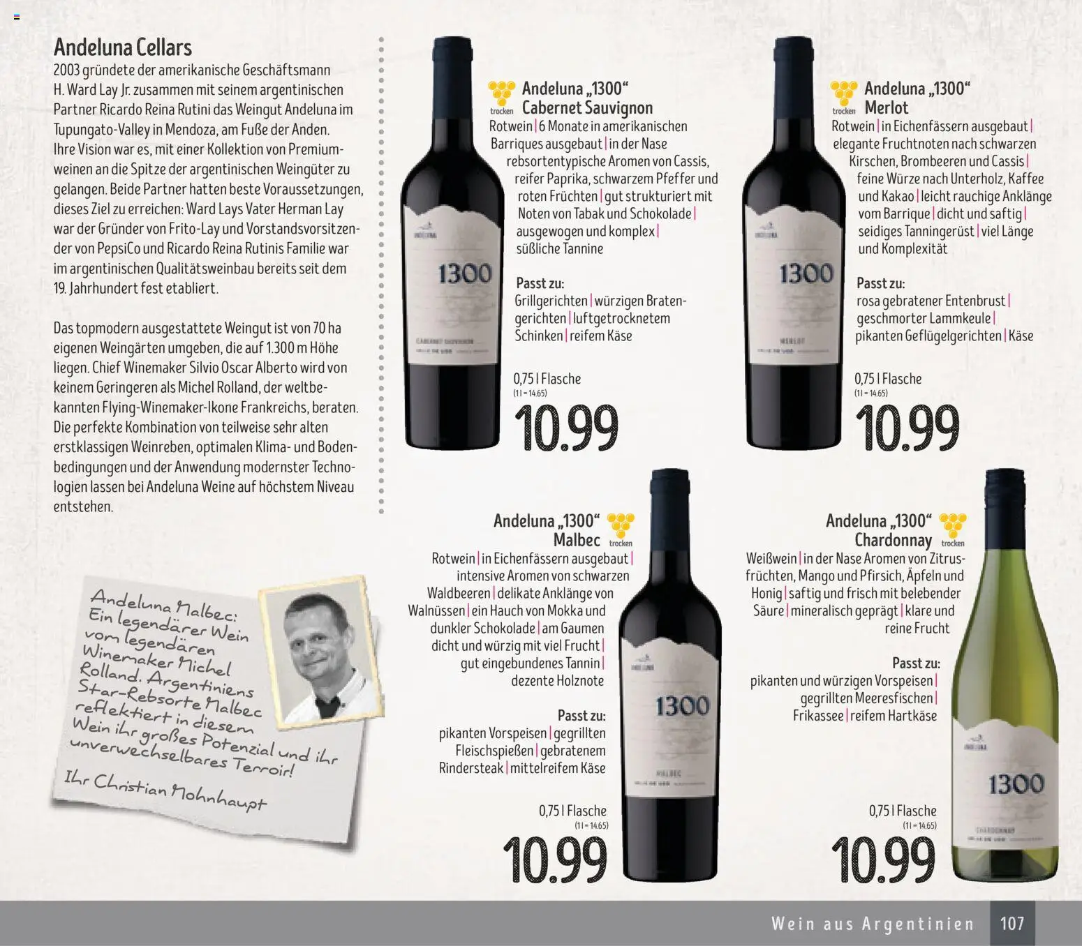 Edeka Struve Wein– und Spirituosen – gültig ab 14.11.2025 | Seite: 107 | Produkte: Kaffee, Weißwein, Rotwein, Pfeffer