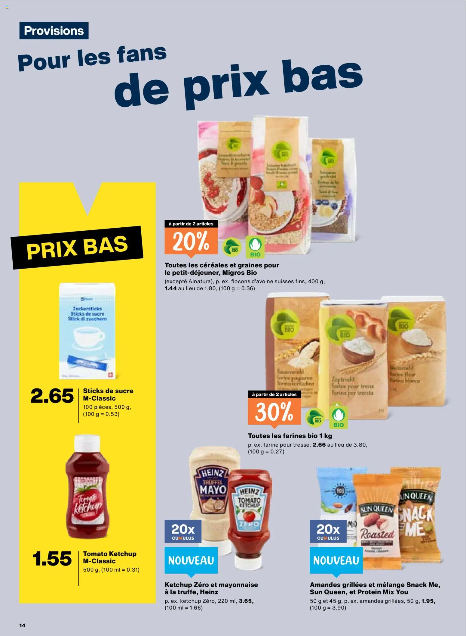Migros aktionen FR – gültig ab 21.05.2026 | Seite: 14 | Produkte: Ketchup, Mayonnaise