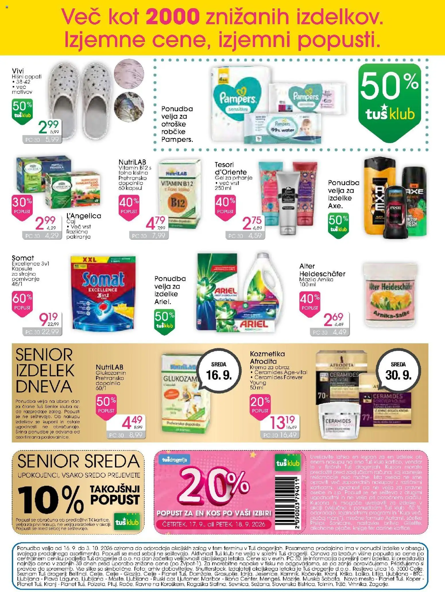 Novi Tuš drogerija katalog ponudbe – veljaven od 16.09.2026 | Stran: 16