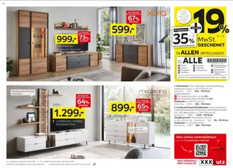 XXXLutz Prospekt ab 06.06.2026 gültig | Seite: 7 | Produkte: Wohnwand, Wandboard, Vitrine, Kuchen