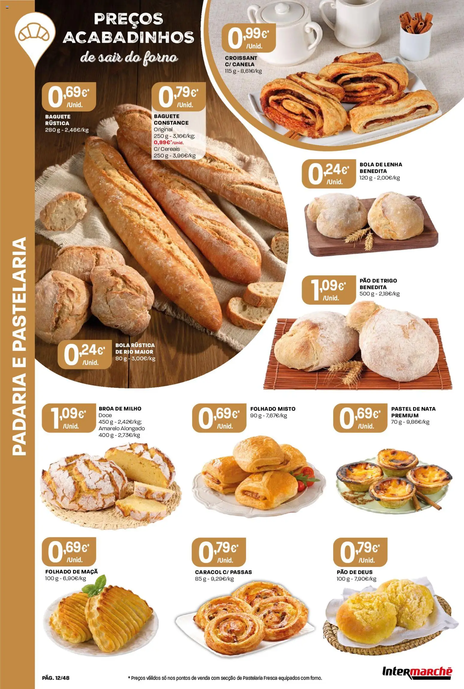Intermarché folheto │ válido de 21.05.2026 | Página: 12 | Produtos: Forno, Padaria, Maça, Cereais