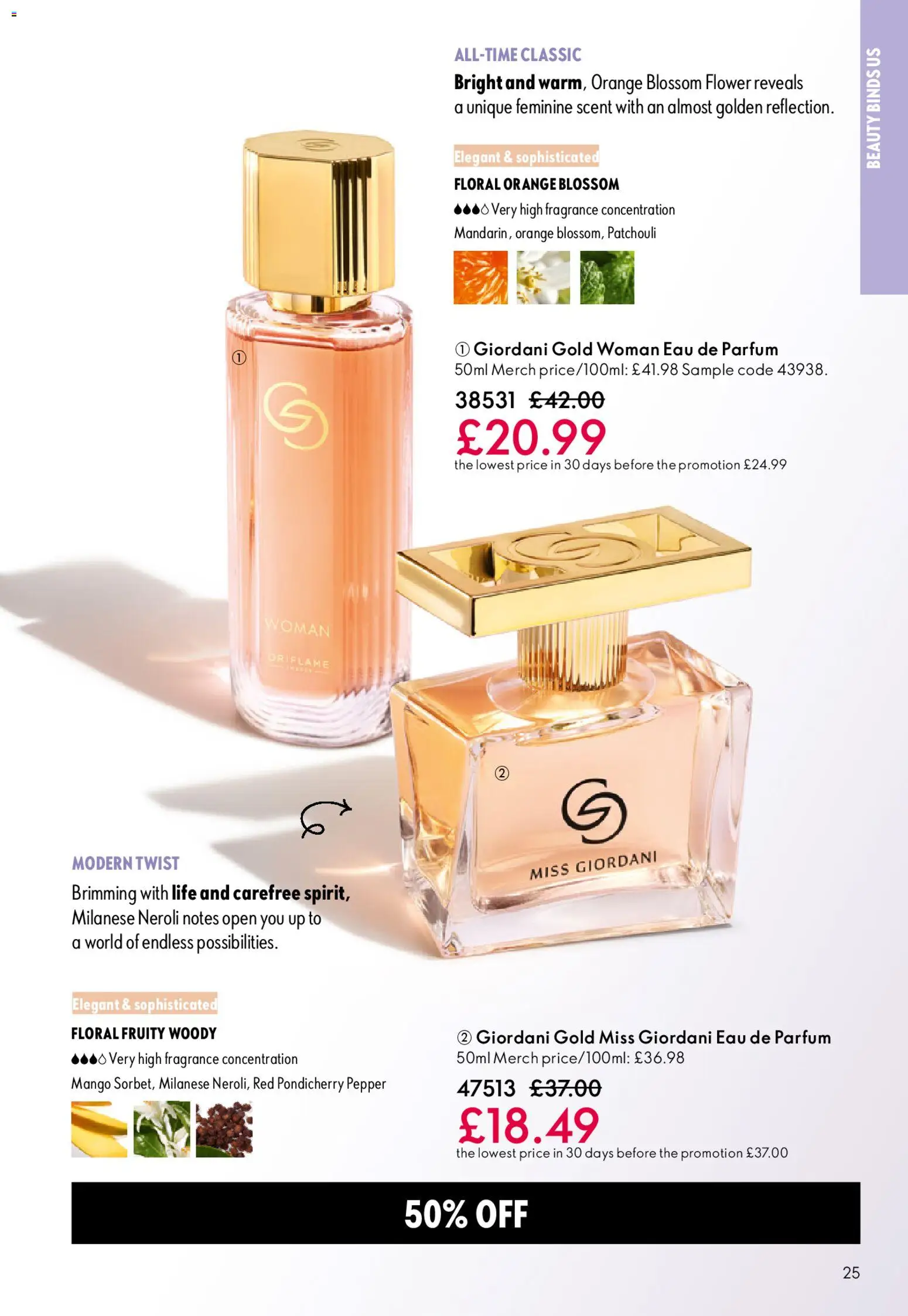 {H1} | Page: 25 | Products: Fragrance, Mango, Pepper, Orange
