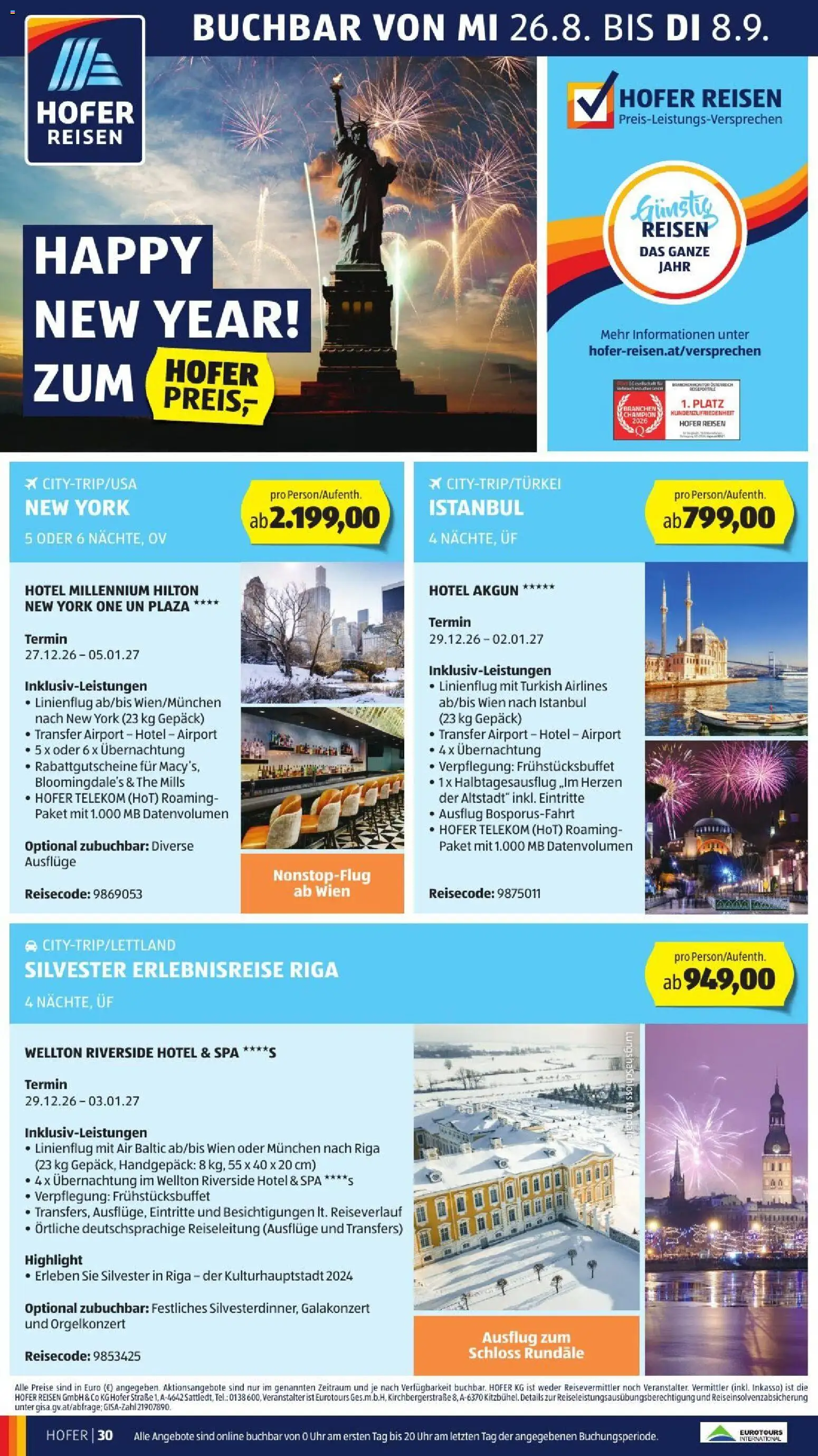 Hofer Flugblatt gültig ab 28.08.2026 | Seite: 42 | Produkte: Uhr