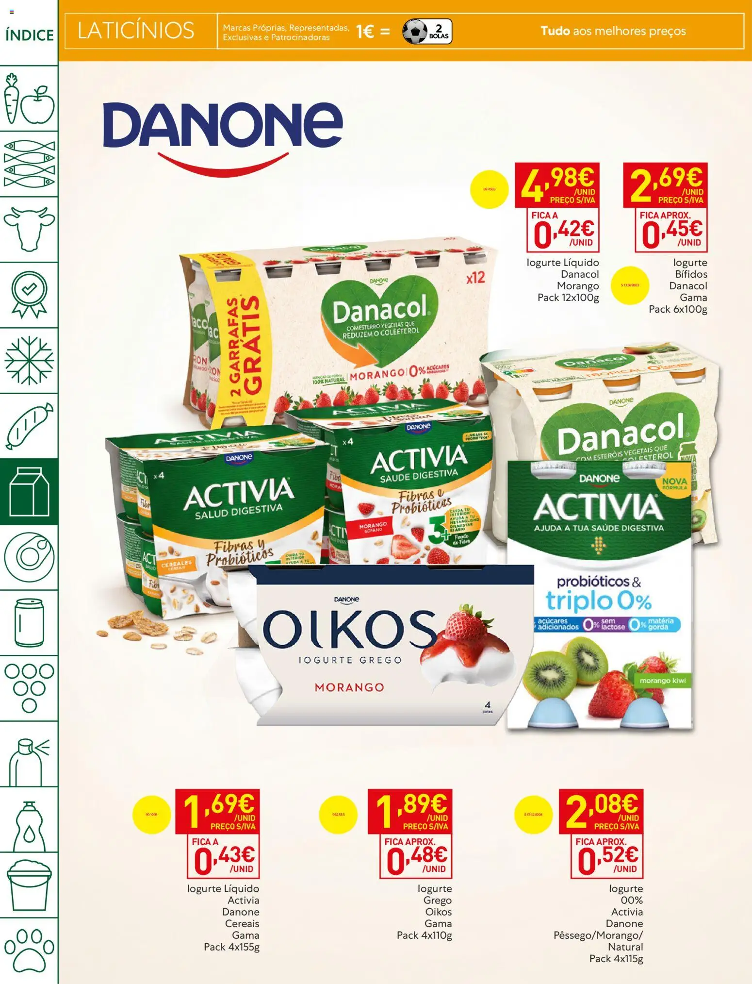 Recheio folheto Madeira │ válido de 05.05.2026 | Página: 18 | Produtos: Probióticos, Iogurte, Cereais, Kiwi