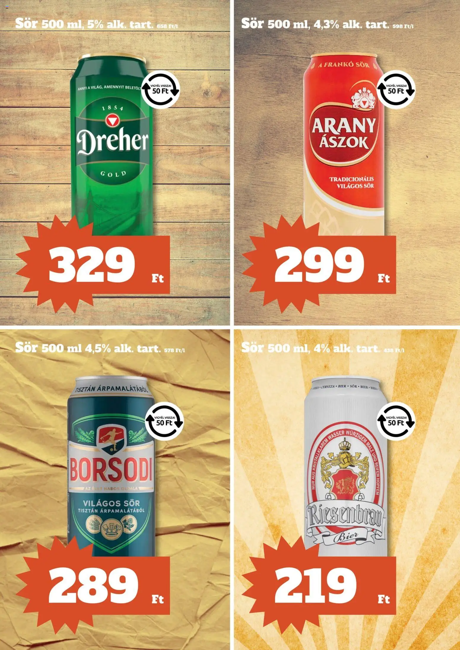 Family Diszkont akciós ujság - amely érvényes a következő dátumtól: 28.05.2026 | Oldal: 18 | Termékek: Arany ászok, Sör