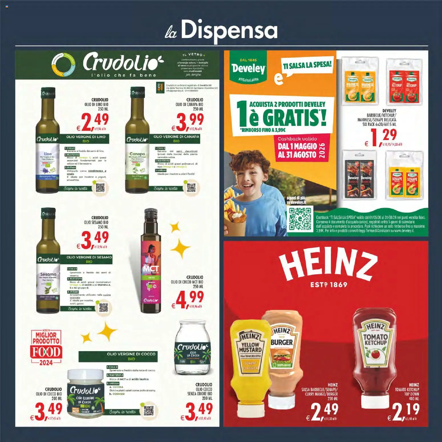 Volantino Decò del 31/07/2026 | Pagina: 26 | Prodotti: Ketchup, Olio, Top, Sushi
