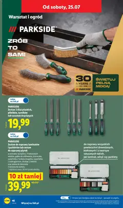 Náhled letáku Lidl Polsko katalog od 20.07.2026 | Strana: 54 | Produkty: Parkside, Baterie