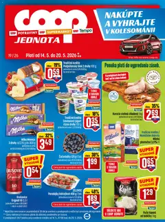 COOP Jednota leták platný od 14.05.2026