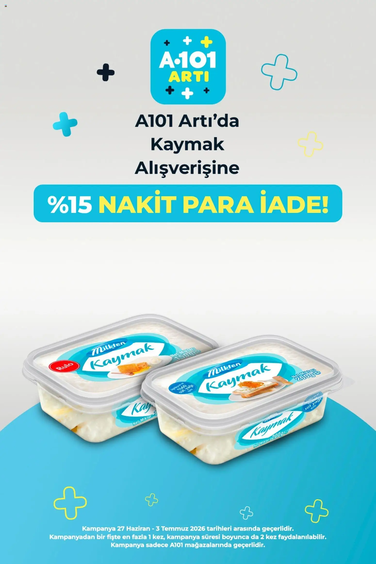A101 - Arti - 27 Haziran 2026 tarihinden itibaren geçerlidir | Sayfa: 2 | Ürünler: Süt