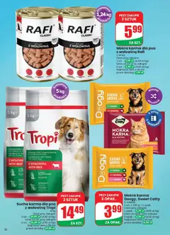 Pogląd oferty "Dino gazetka" - ważna od 23.09.2026 | Strona: 74 | Produkty: Karma dla psa, Sucha karma dla psa, Wołowina, Karma