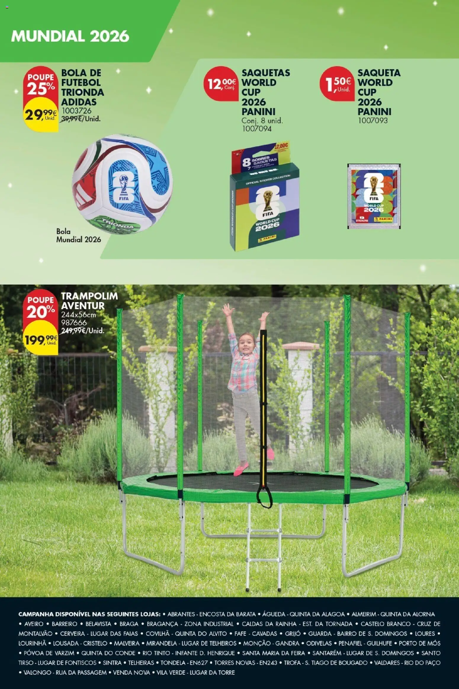 Pingo Doce Folheto Bazar Dia da Criança │ válido de 19.05.2026 | Página: 38 | Produtos: Trampolim