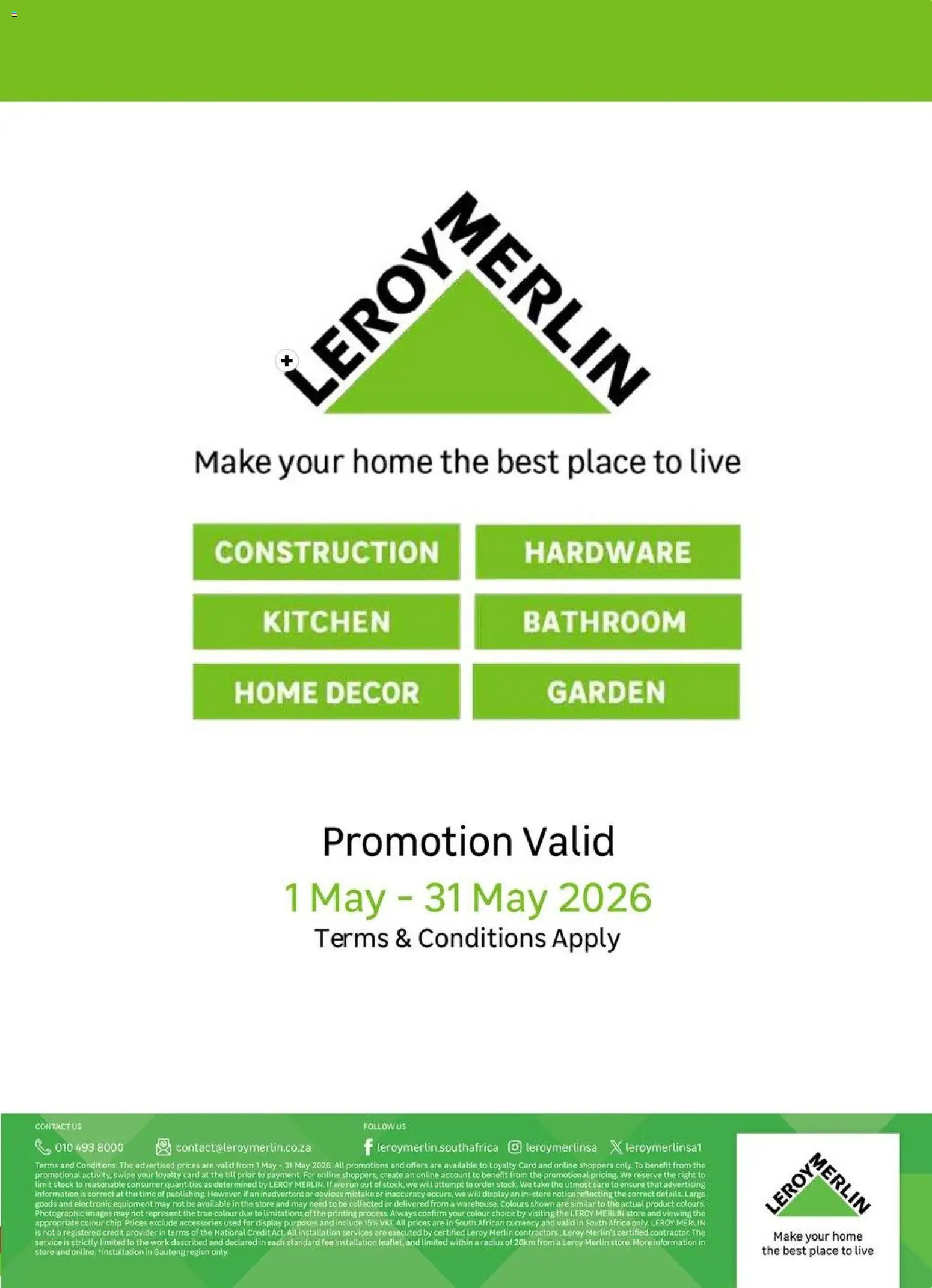 New Leroy Merlin catalogue – valid from 01.05.2026 | Page: 17 | Products: Stock