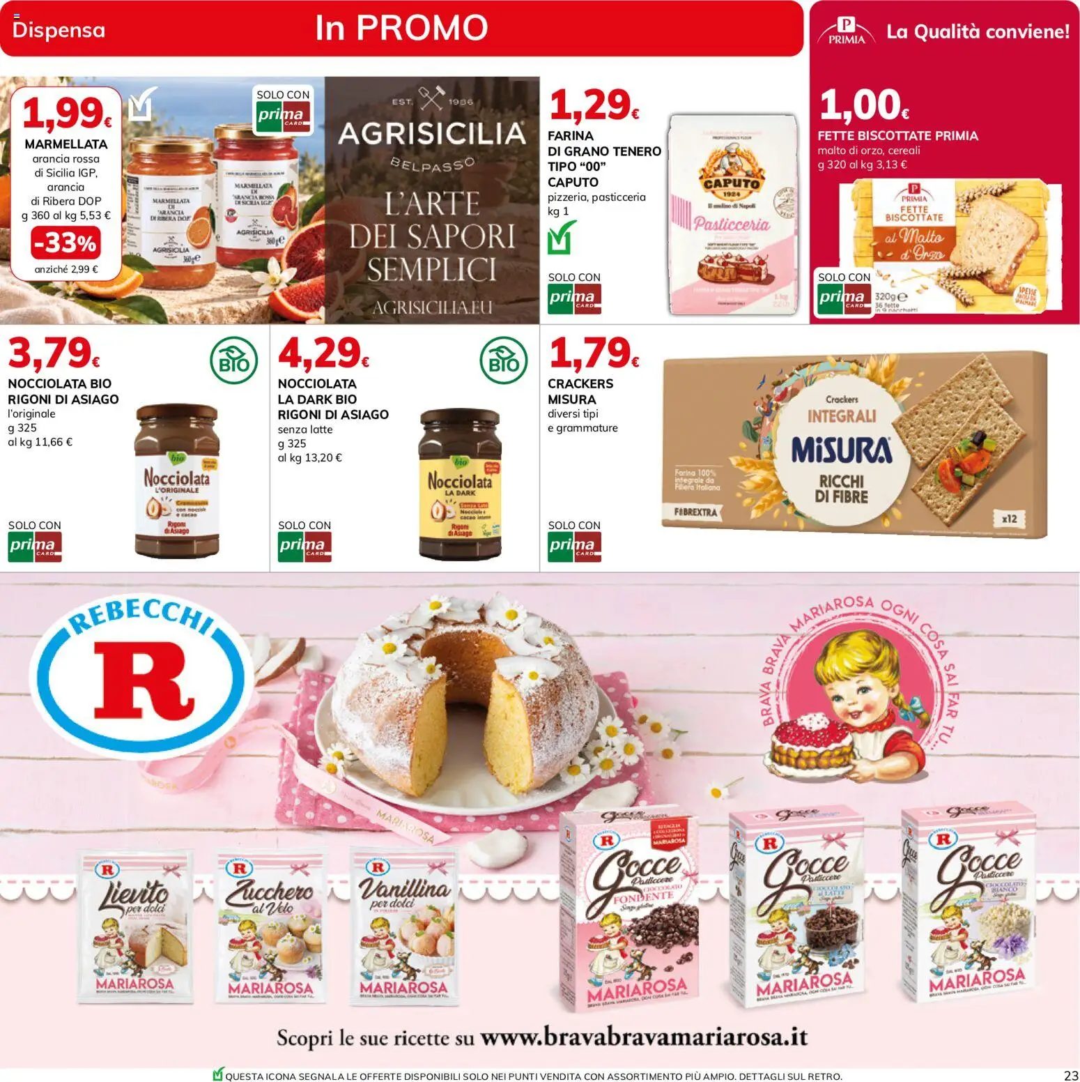 Volantino Basko del 13/10/2026 | Pagina: 23 | Prodotti: Crackers, Arancia, Dolci, Fette biscottate