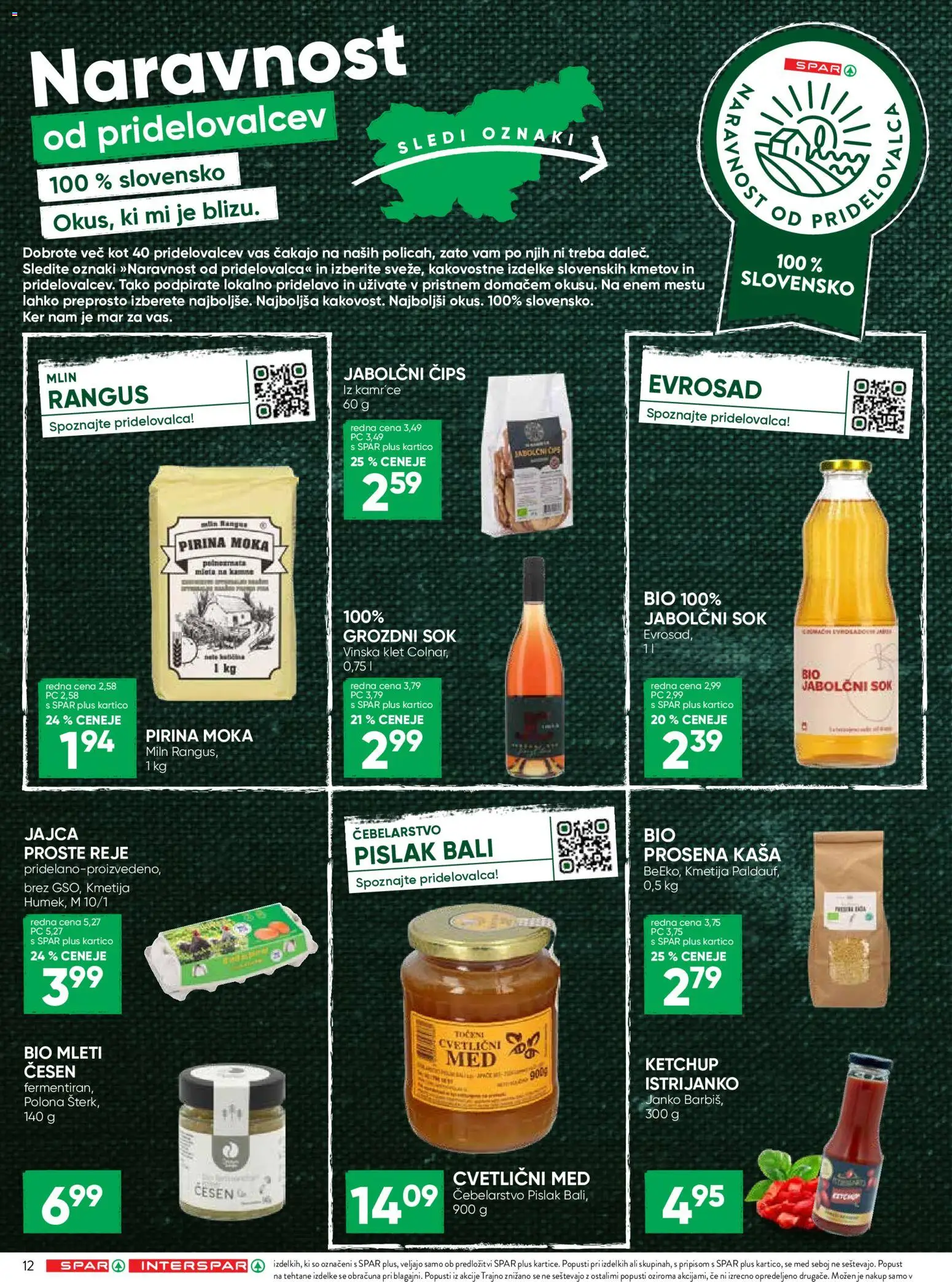 Novi Spar katalog ponudbe – veljaven od 13.05.2026 | Stran: 18 | Izdelki: Moka, Sok, Cips, Cesen