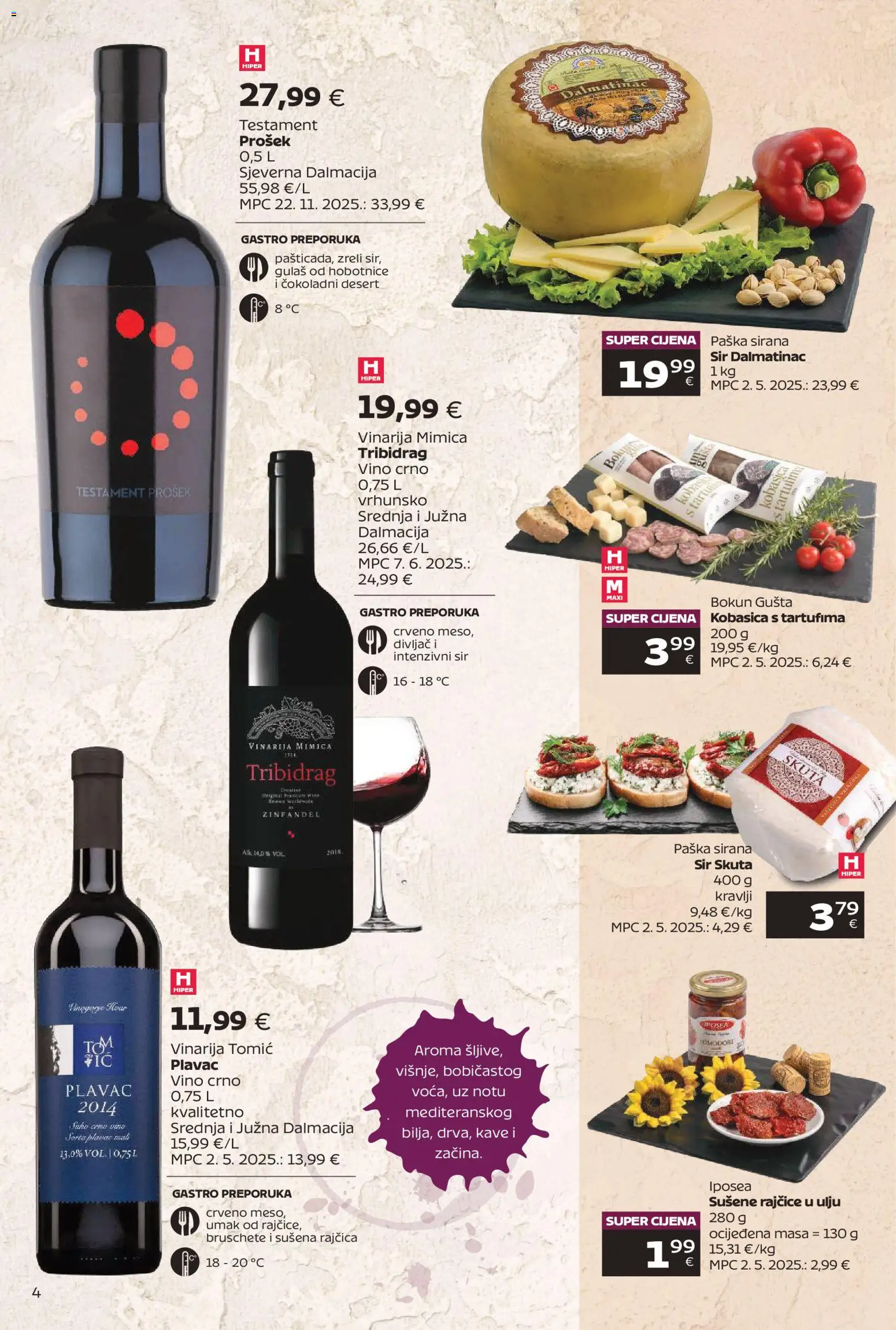Tommy katalog | vrijedi od 09.03.2026 | Stranica: 4 | Proizvodi: Sir, Rajčice, Kobasica, Rajčica