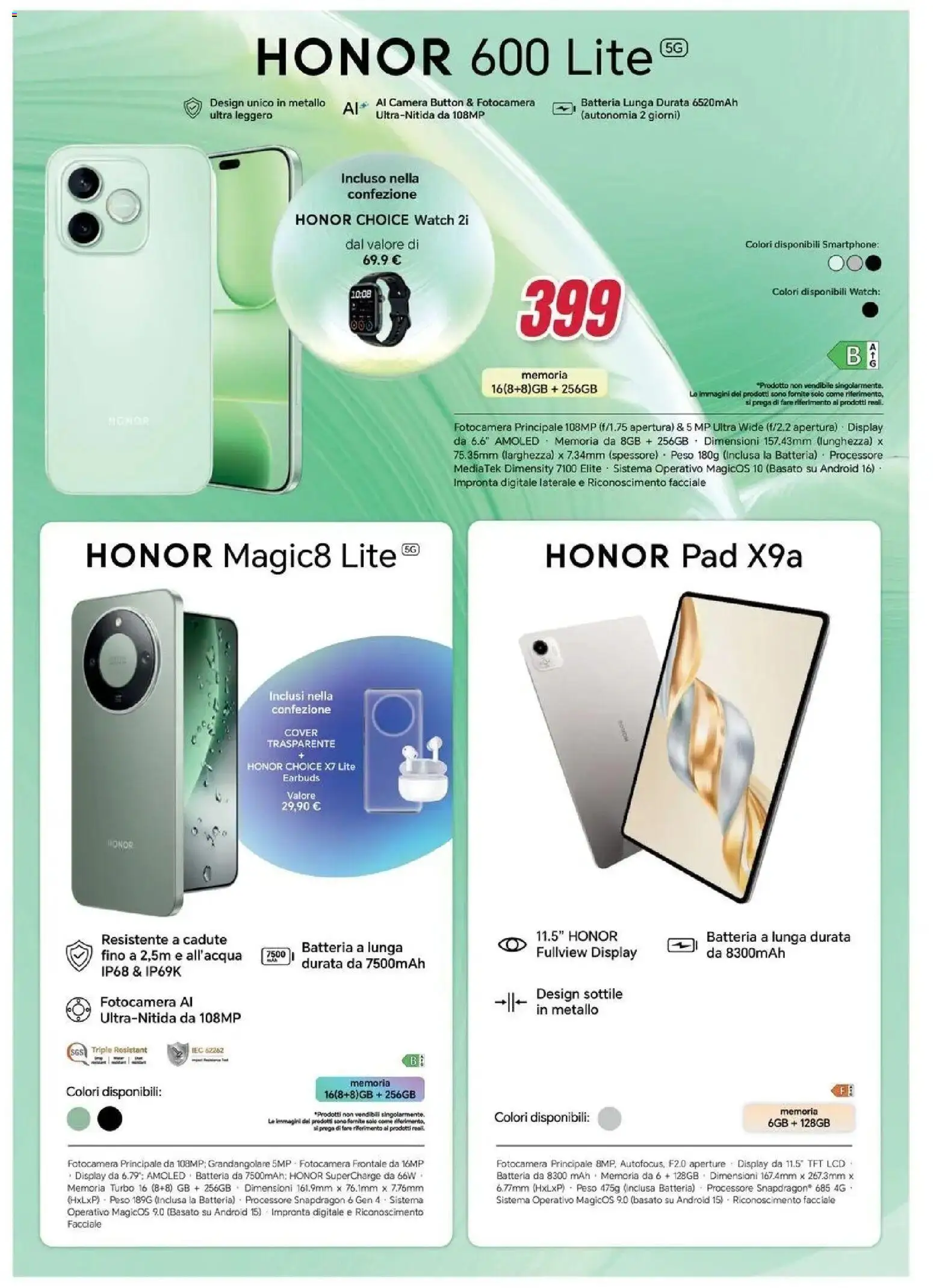 Volantino Trony del 11.06.2026 | Pagina: 26 | Prodotti: Smartphone, Fotocamera, Batteria
