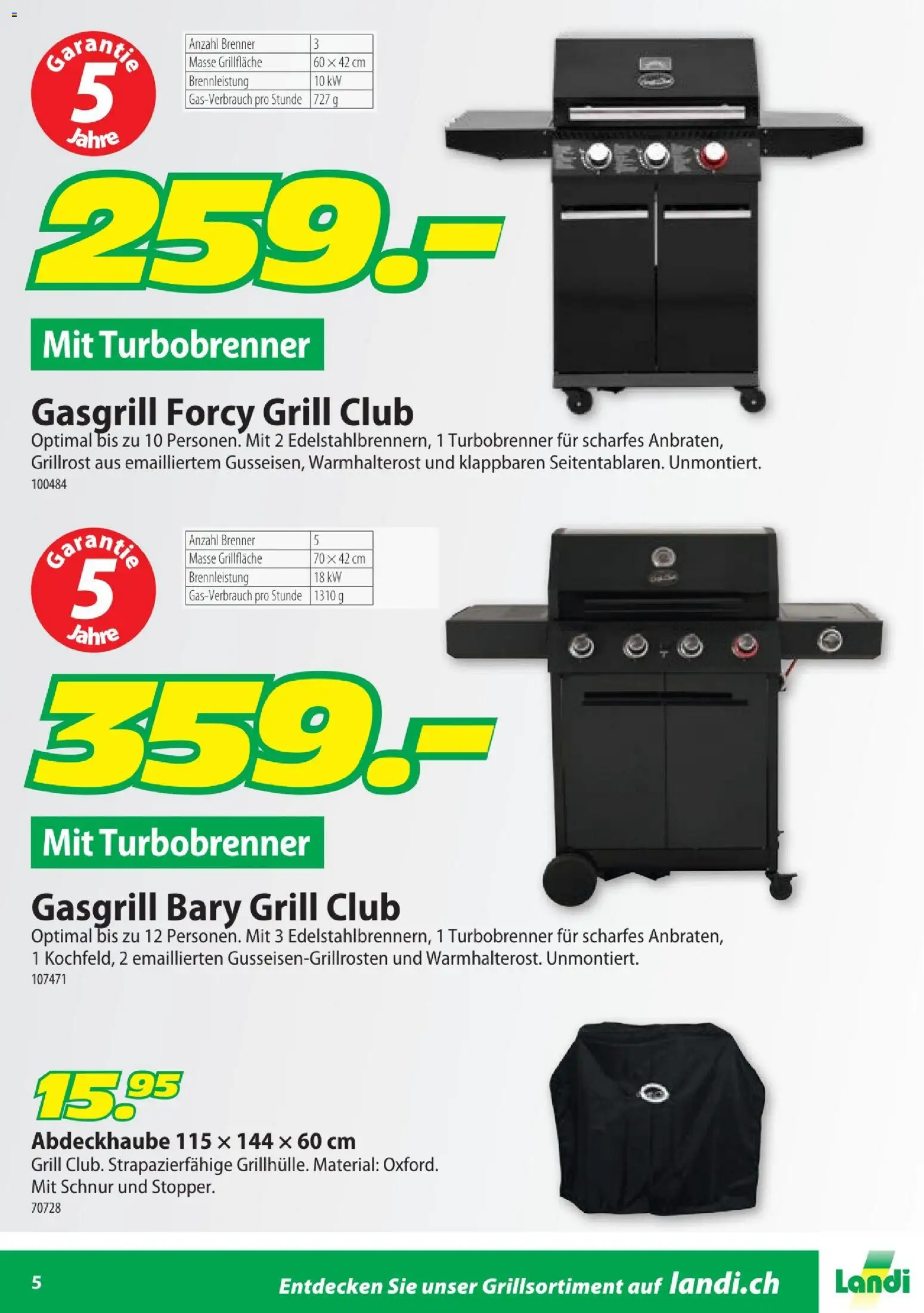 Landi Aktionen Grillmomente – gültig ab 30.01.2026 | Seite: 5 | Produkte: Grill