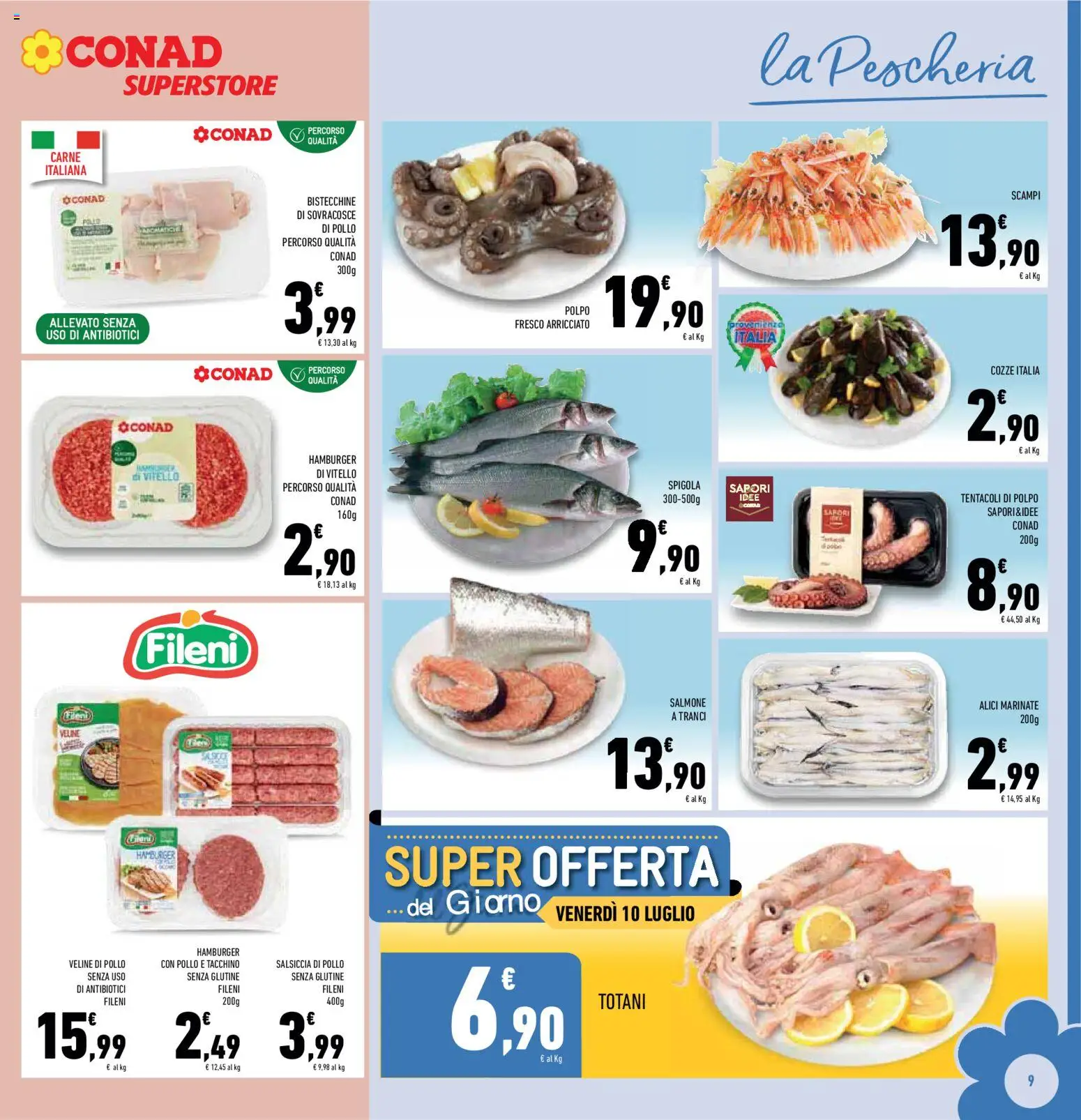 Volantino Conad del 01/07/2026 | Pagina: 9