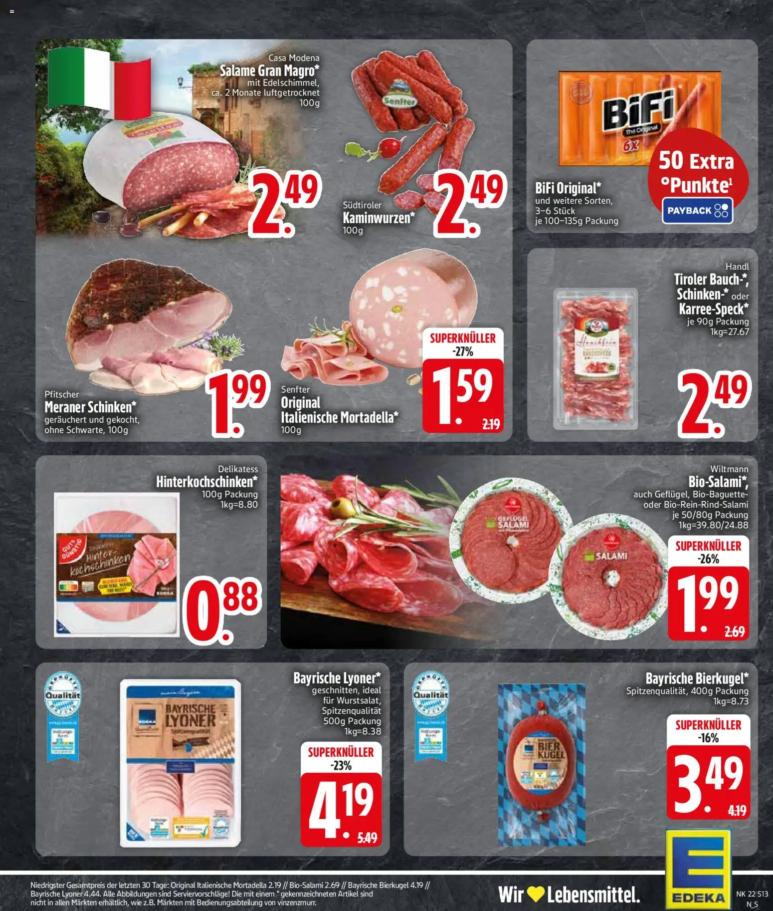 {H1} | Pagina: 15 | Producten: Salami, Bier, Tortazsele
