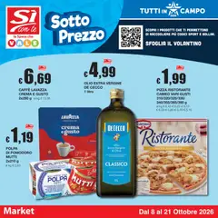 Anteprima del volantino Sì con Te volantino Market valido a partire dal 08/10/2026