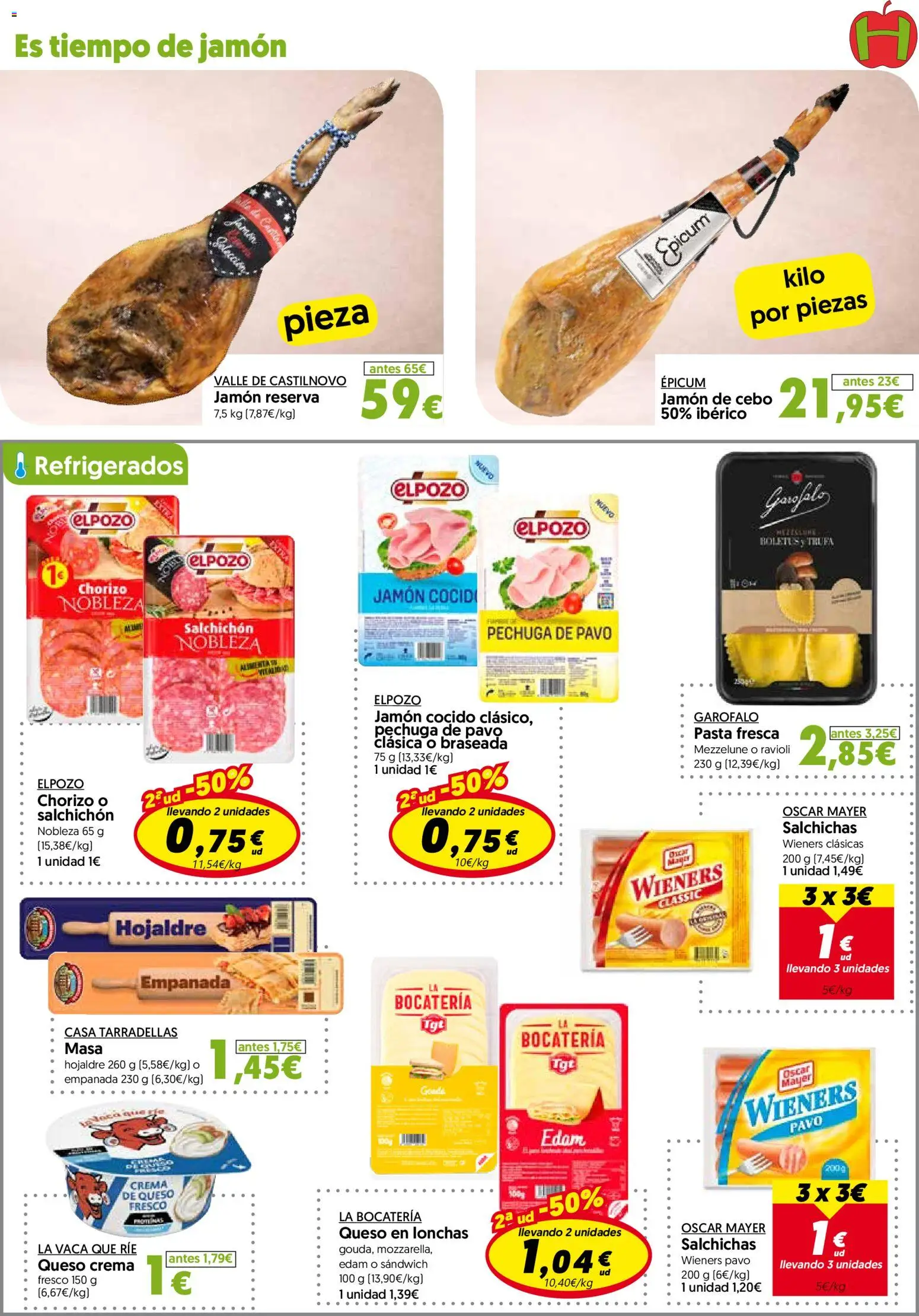 Hiper Usera folleto │ válido desde el 01/07/2026 | Página: 5 | Productos: Queso, Jamón, Jamón cocido, Pasta