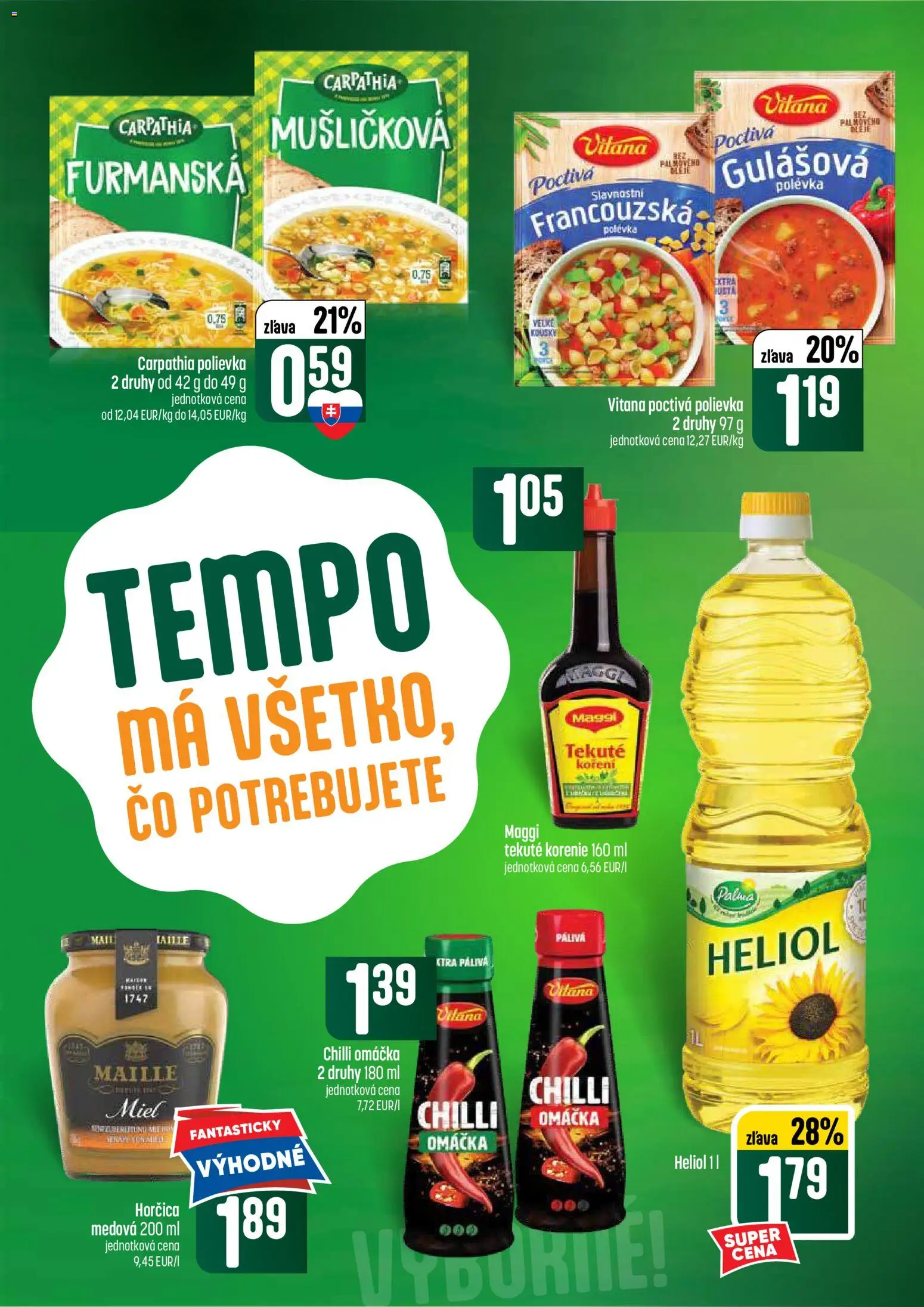 Nové COOP Jednota akcie – leták je platný od 02.07.2026 | Strana: 30 | Produkty: Chilli, Korenie, Omáčka