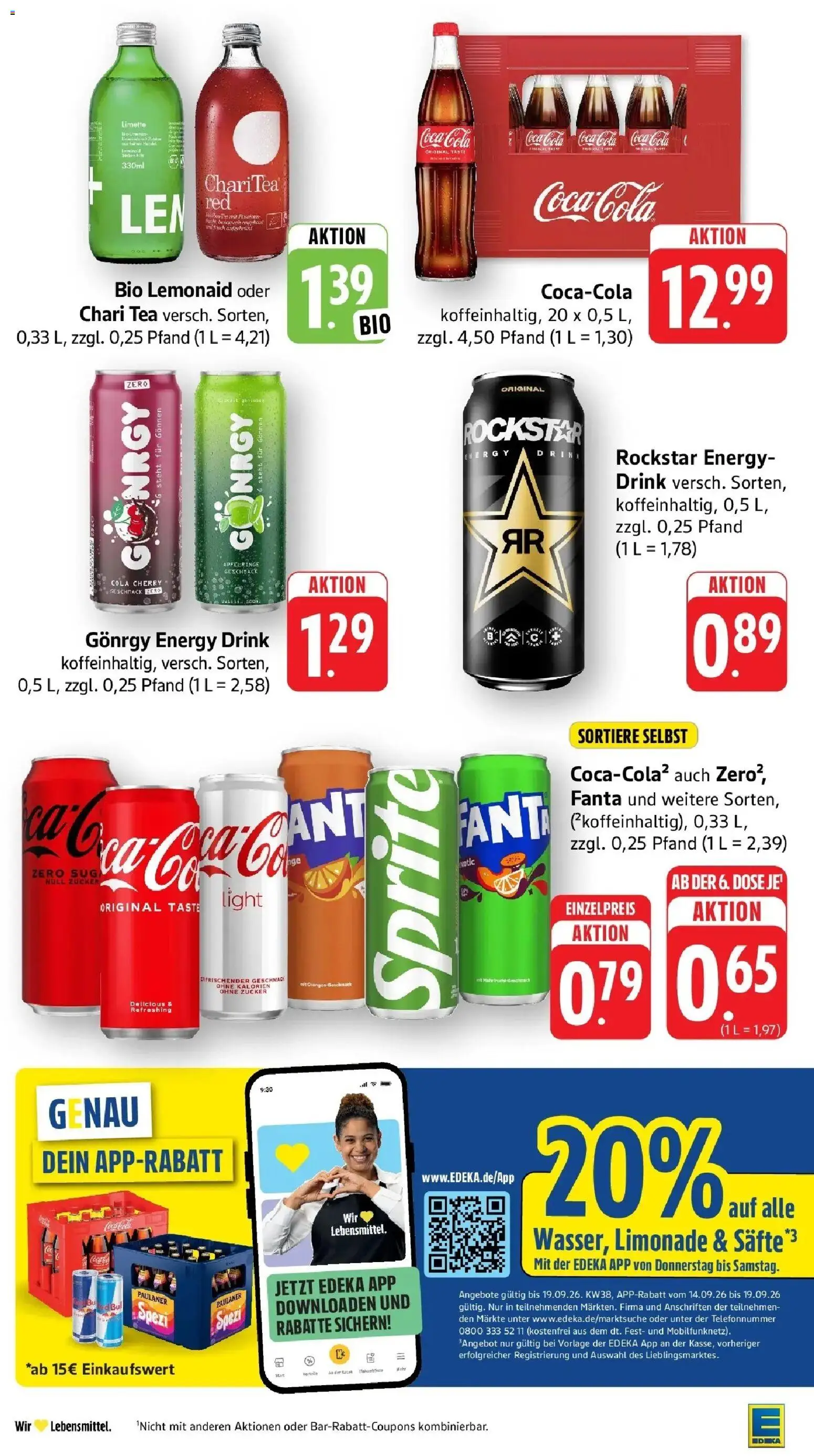 Edeka Prospekt Göppingen-Ursenwang (ab 14.09.2026) » Angebote Online | Seite: 23 | Produkte: Fanta, Energy, Rockstar, Zucker