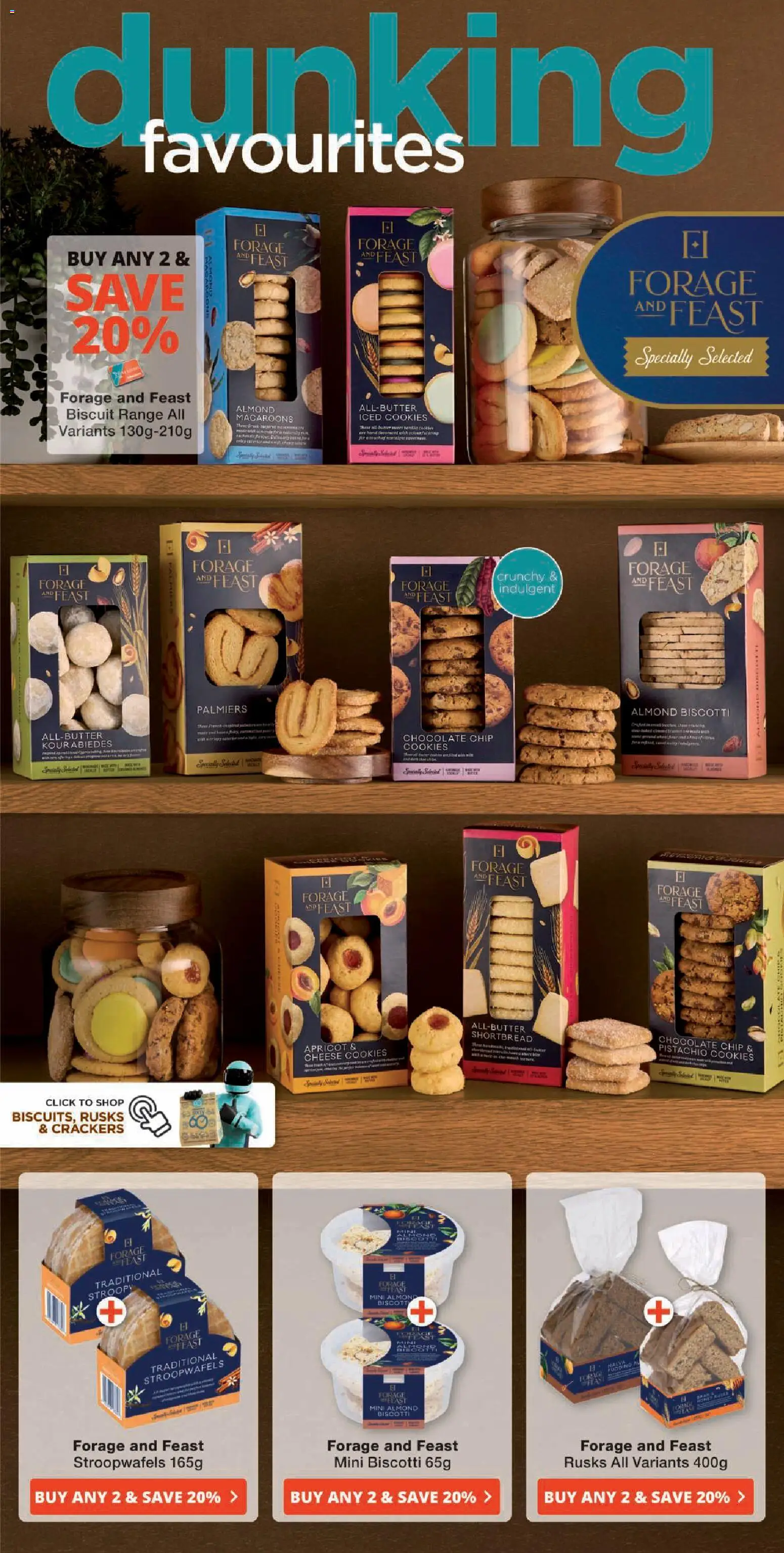 New Checkers catalogue – valid from 20/07/2026 | Page: 5 | Products: Butter, Cheese, Rusks, Cookies