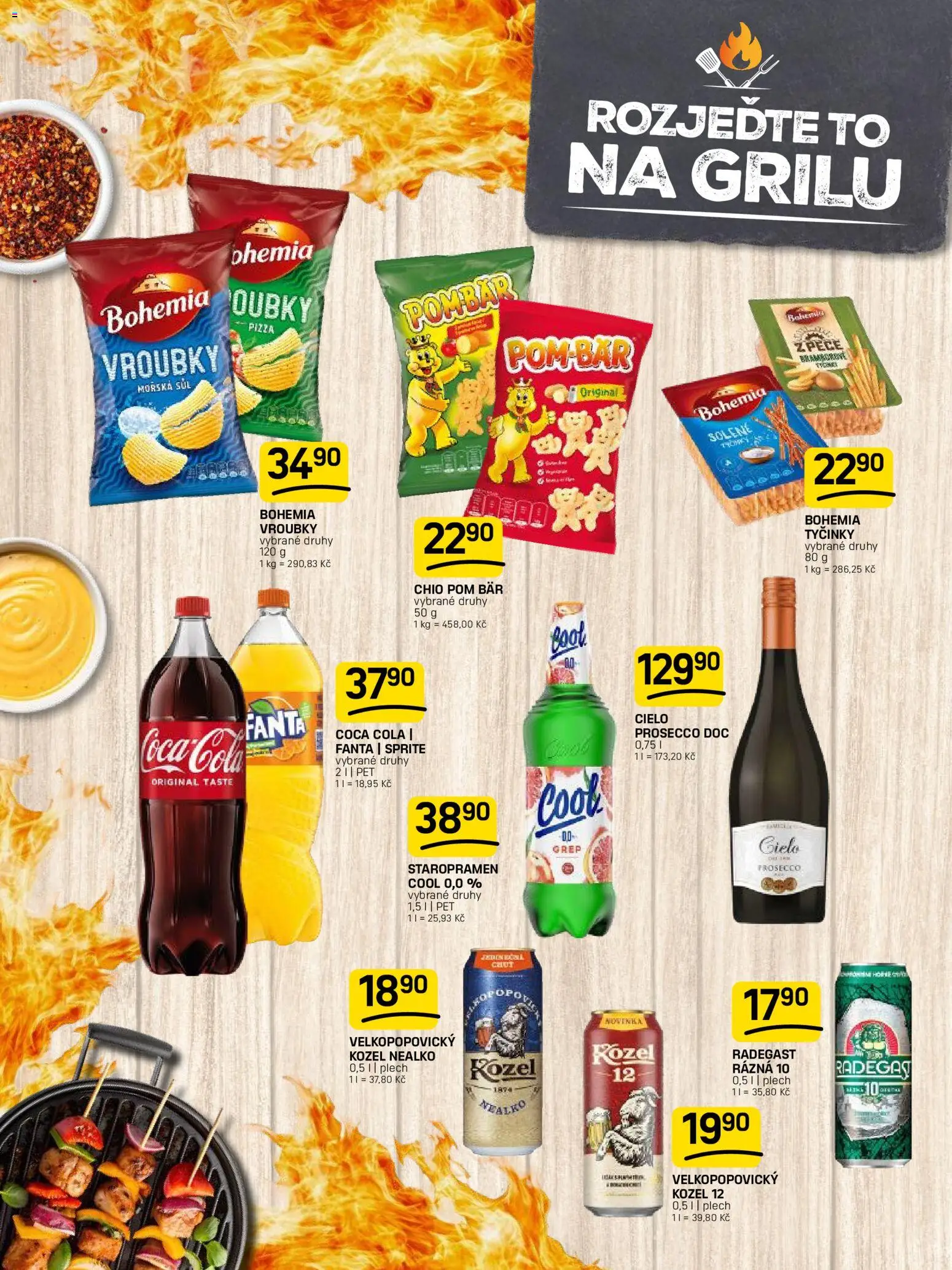 Flop leták od 08.07.2026 | Strana: 12 | Produkty: Fanta, Coca cola, Kozel, Prosecco DOC