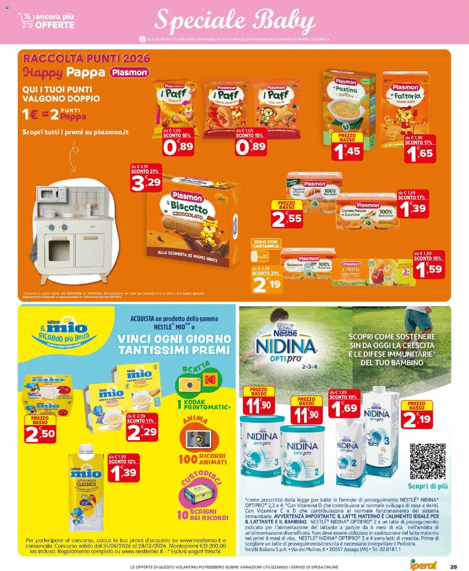 Volantino Iperal del 28/10/2026 | Pagina: 29 | Prodotti: Yogurt, Cioccolato, Tacchino, Carote