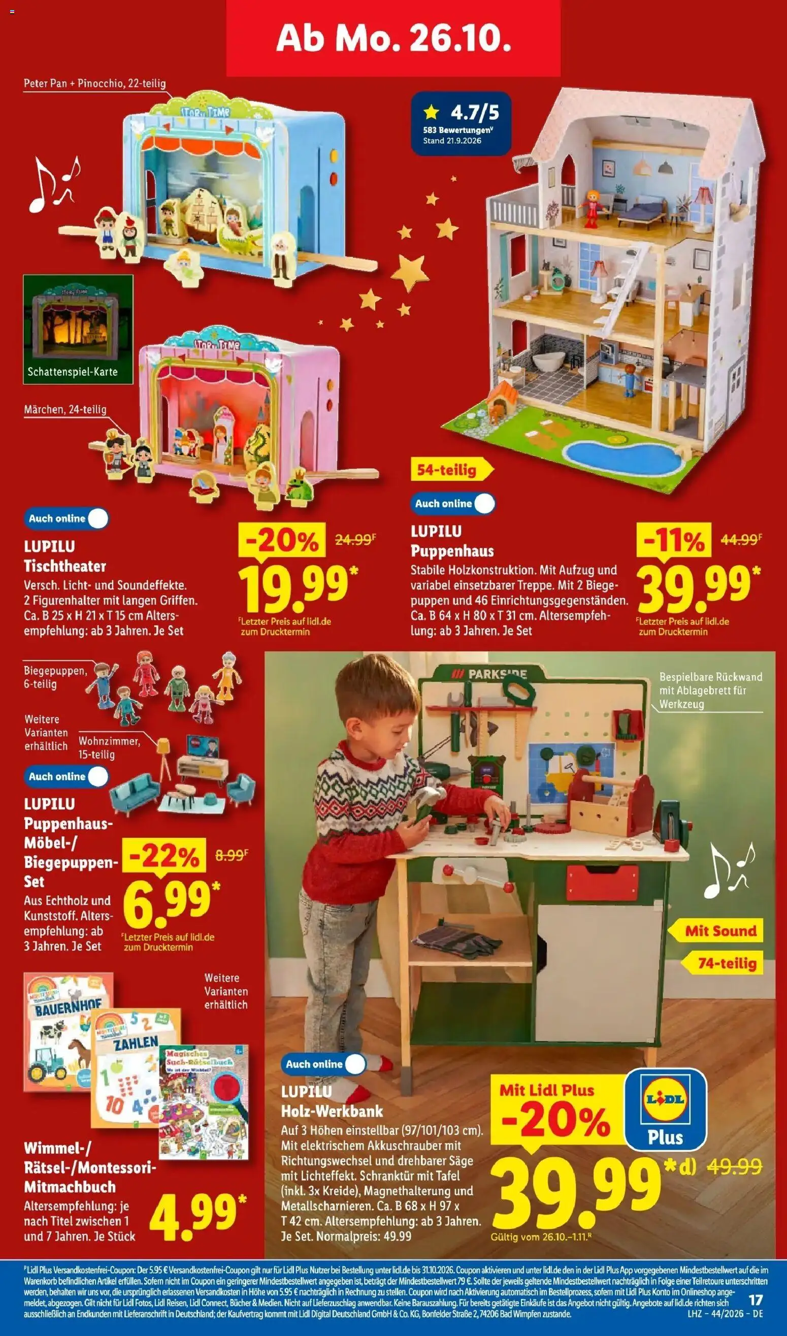 Lidl Prospekt Braunschweig (ab 26.10.2026) zum Blättern » Angebote | Seite: 35 | Produkte: Bad, Akkuschrauber