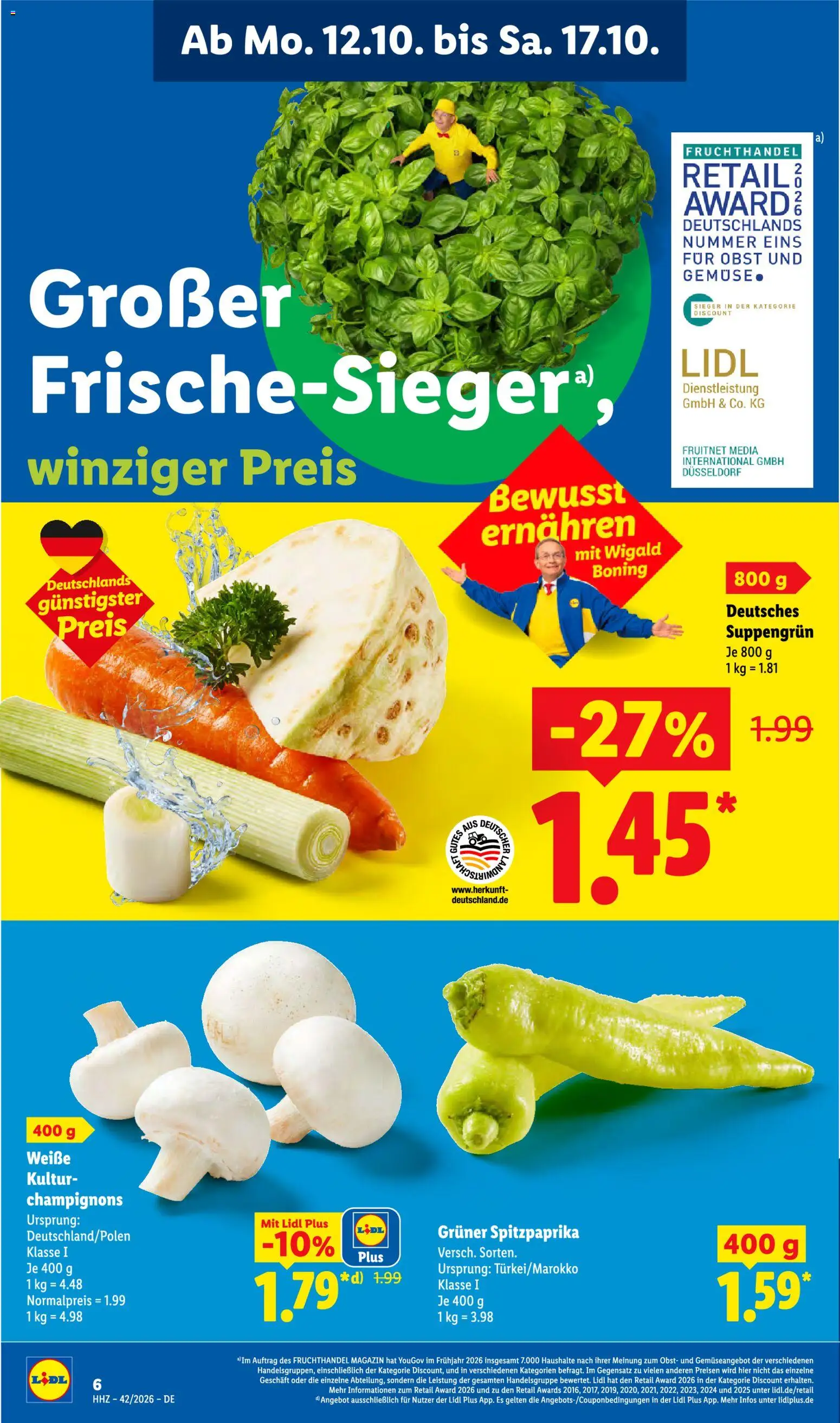 Lidl Německo leták od 12.10.2026 | Strana: 6