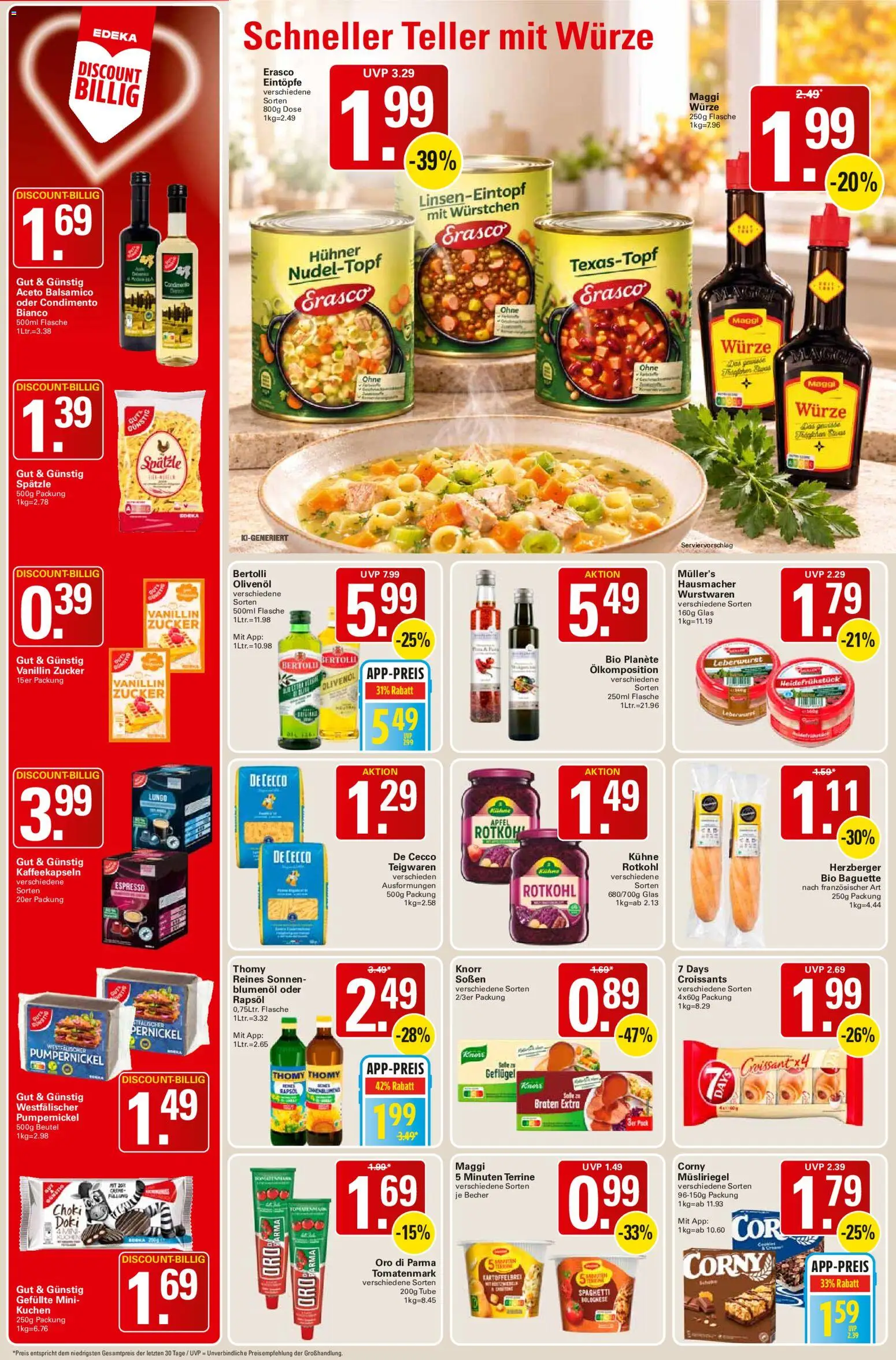 WEZ Prospekt – gültig ab 02.11.2026 | Seite: 10 | Produkte: Maggi, Olivenol, Knorr, Erasco