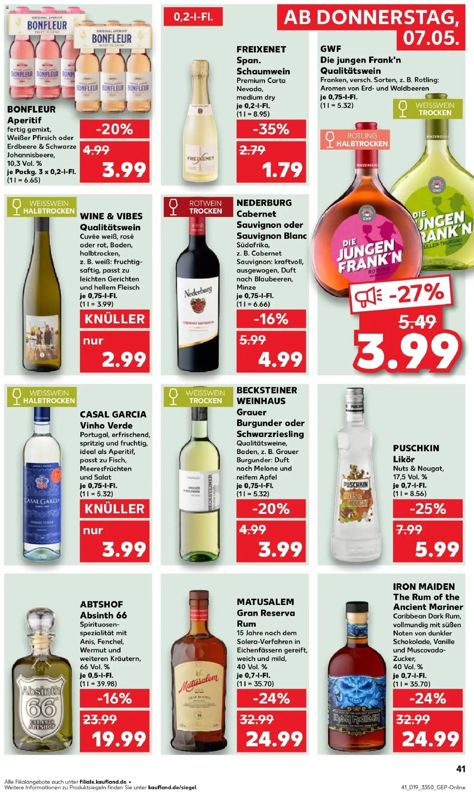 Prospekt Kaufland ab 04.05.2026 » Angebote Online zum Blättern | Seite: 46 | Produkte: Rum, Duft, Melone, Salat