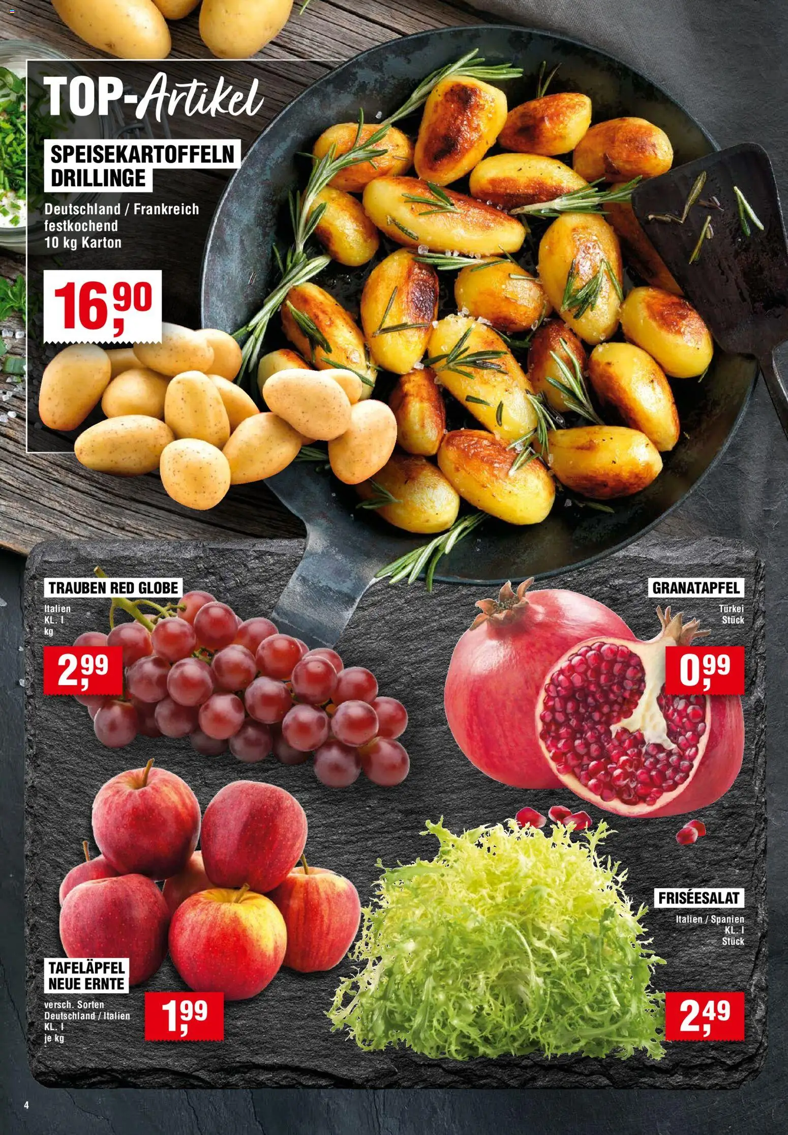 Handelshof Prospekt – gültig ab 15.10.2026 | Seite: 4 | Produkte: Granatapfel, Trauben