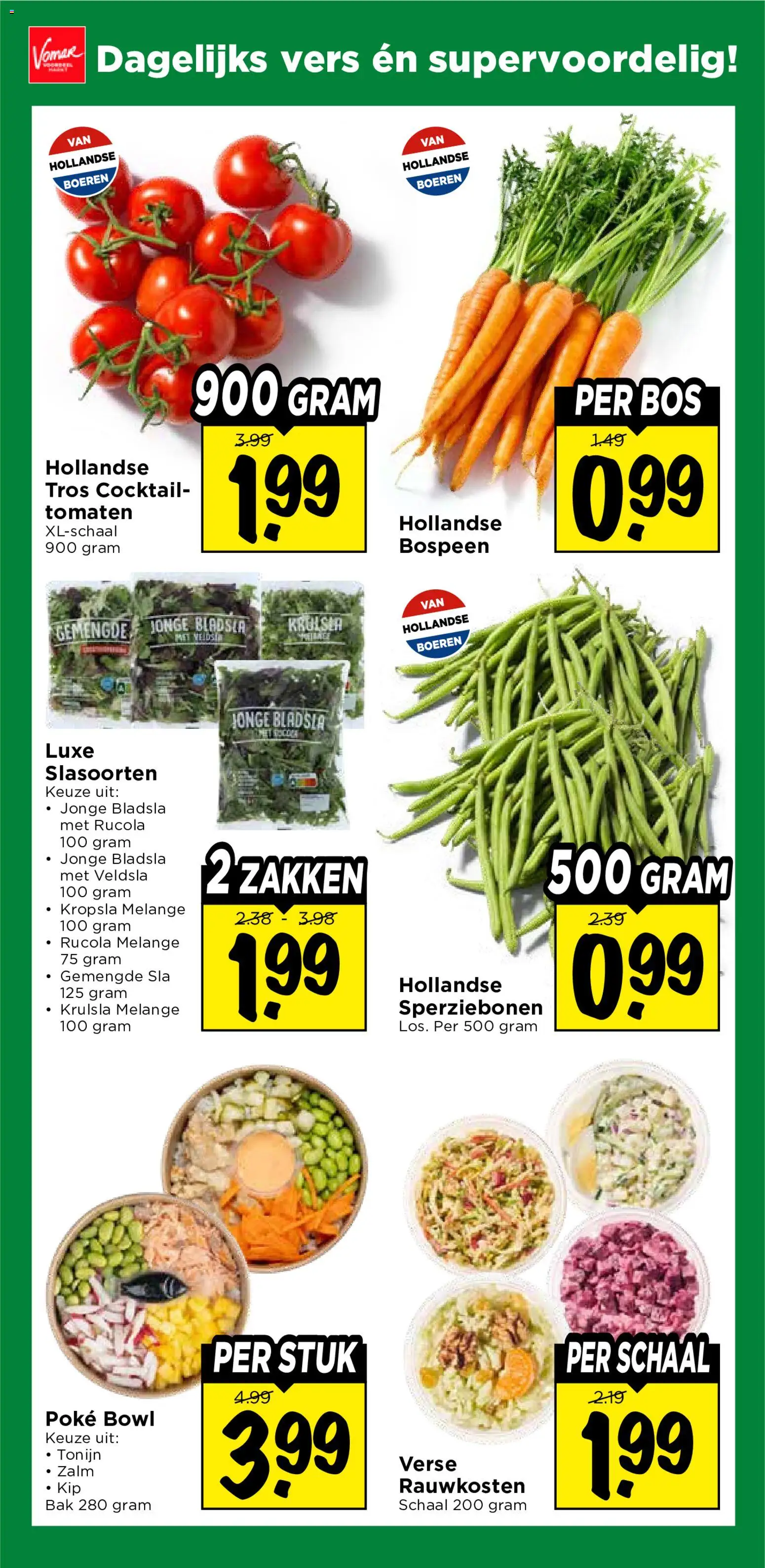 {H1} | Pagina: 10 | Producten: Rucola, Schaal, Zalm, Tonijn