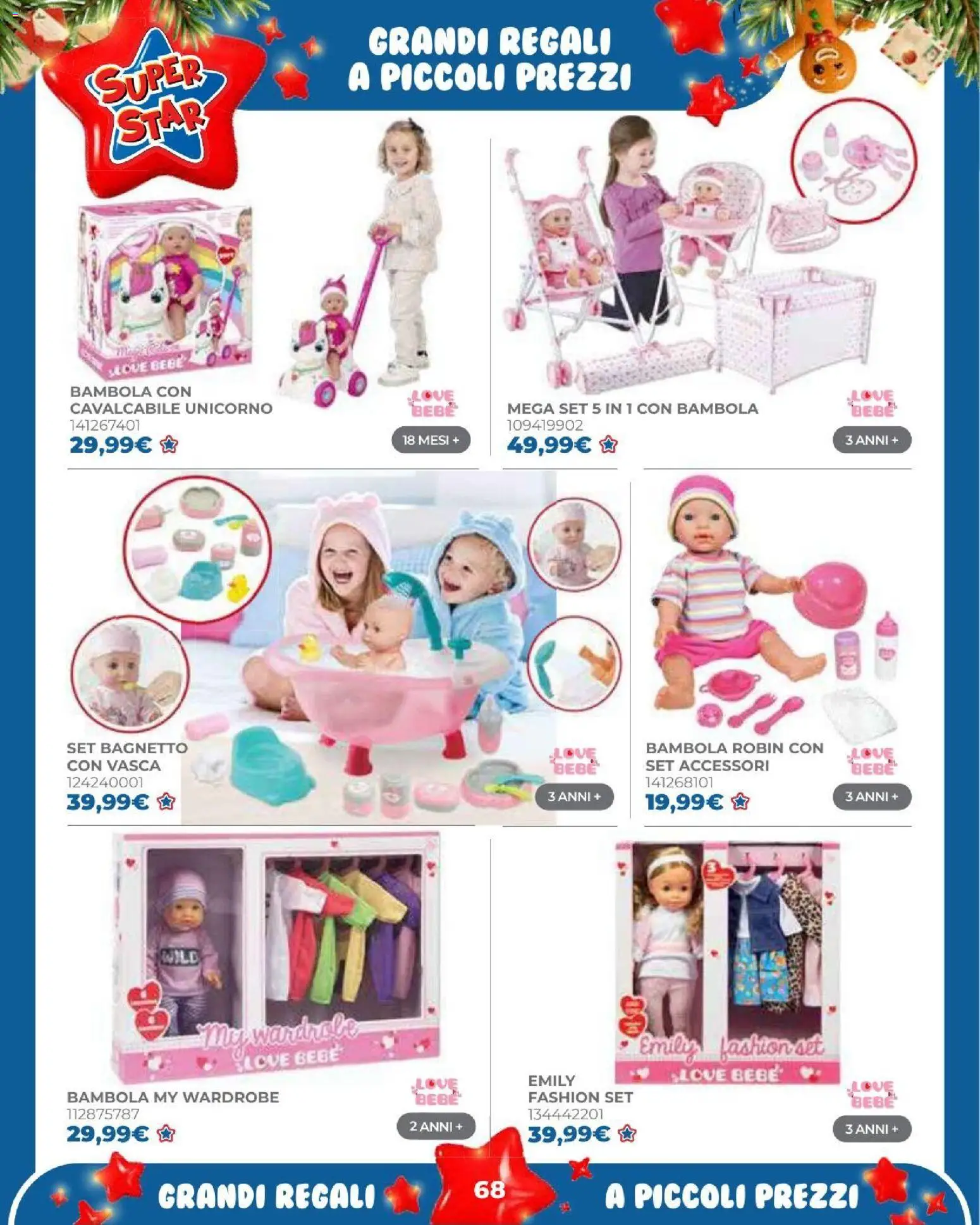 Volantino Toys Center del 16/10/2026 | Pagina: 70 | Prodotti: Bagnetto, Bambola