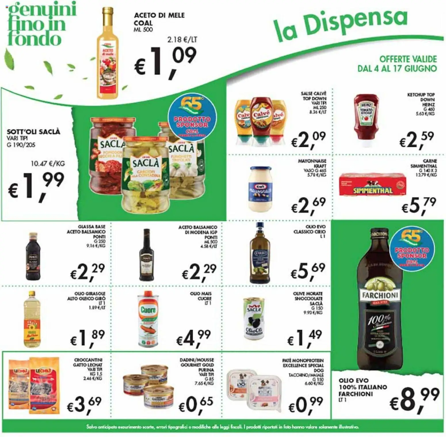 Volantino Coal del 04.06.2026 | Pagina: 21 | Prodotti: Mele, Aceto di mele, Olive, Top