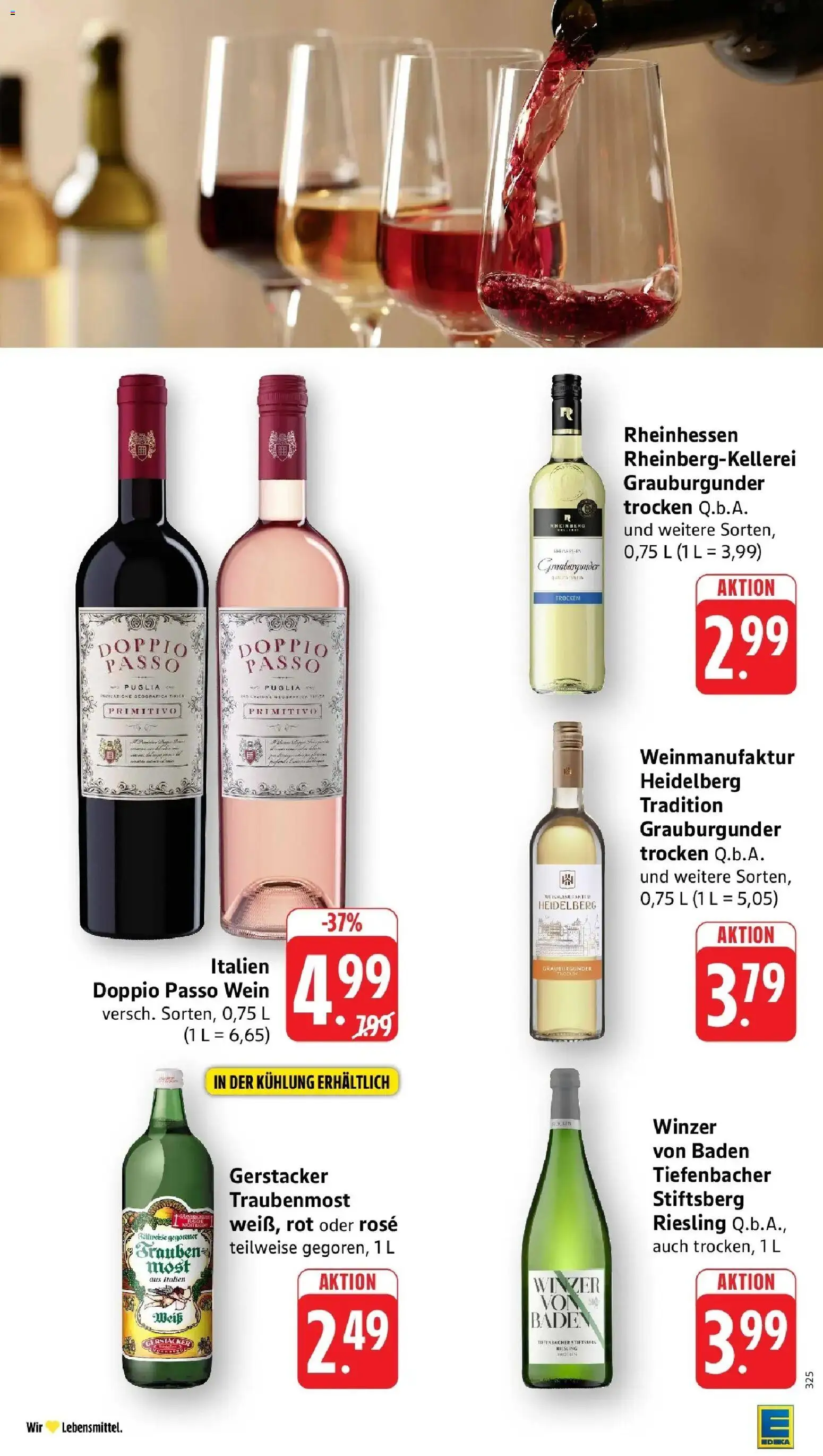 Edeka Prospekt Schriesheim (ab 17.08.2026) » Angebote Online | Seite: 32 | Produkte: Doppio Passo, Wein