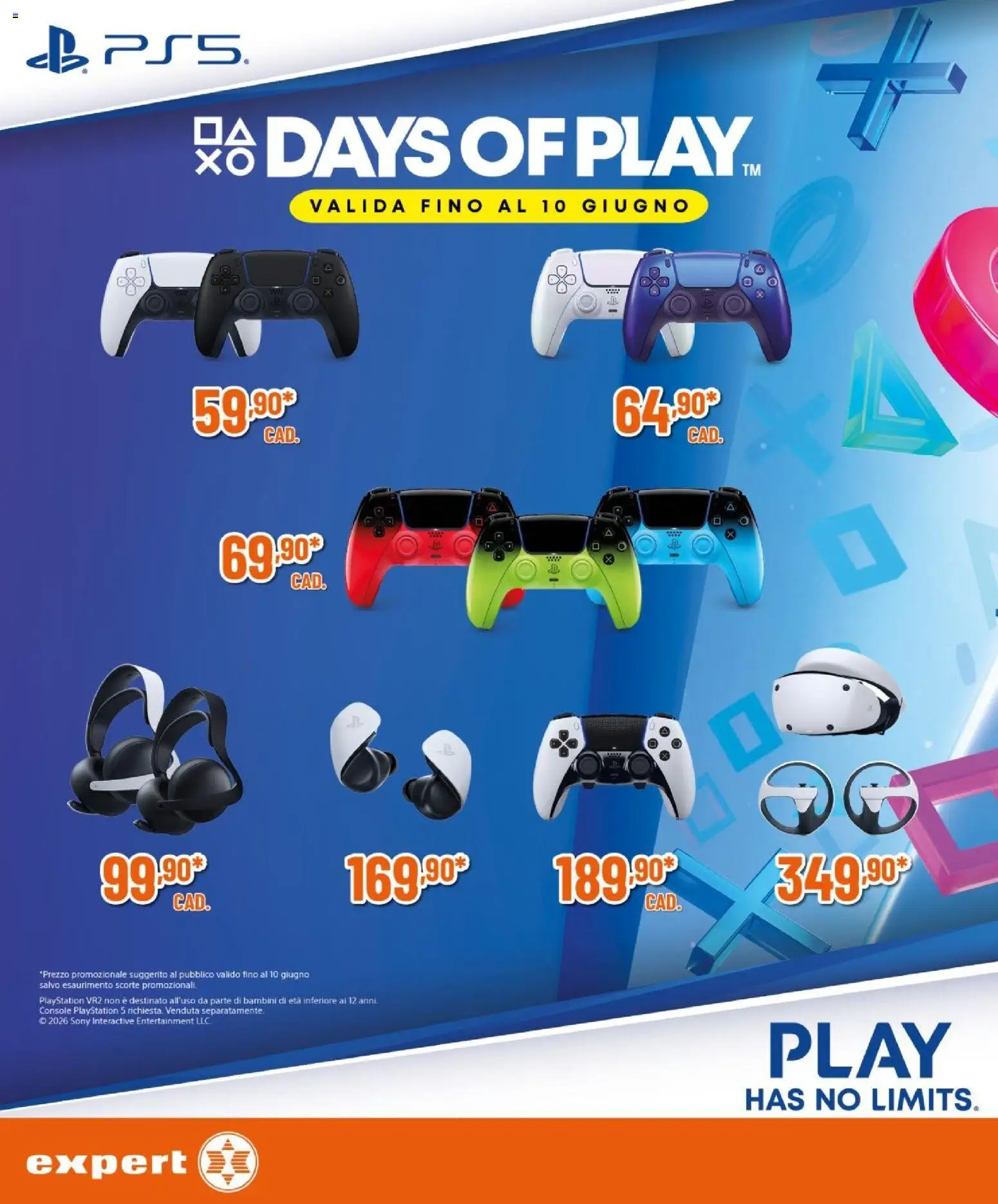Volantino Expert del 04.06.2026 | Pagina: 25 | Prodotti: Playstation