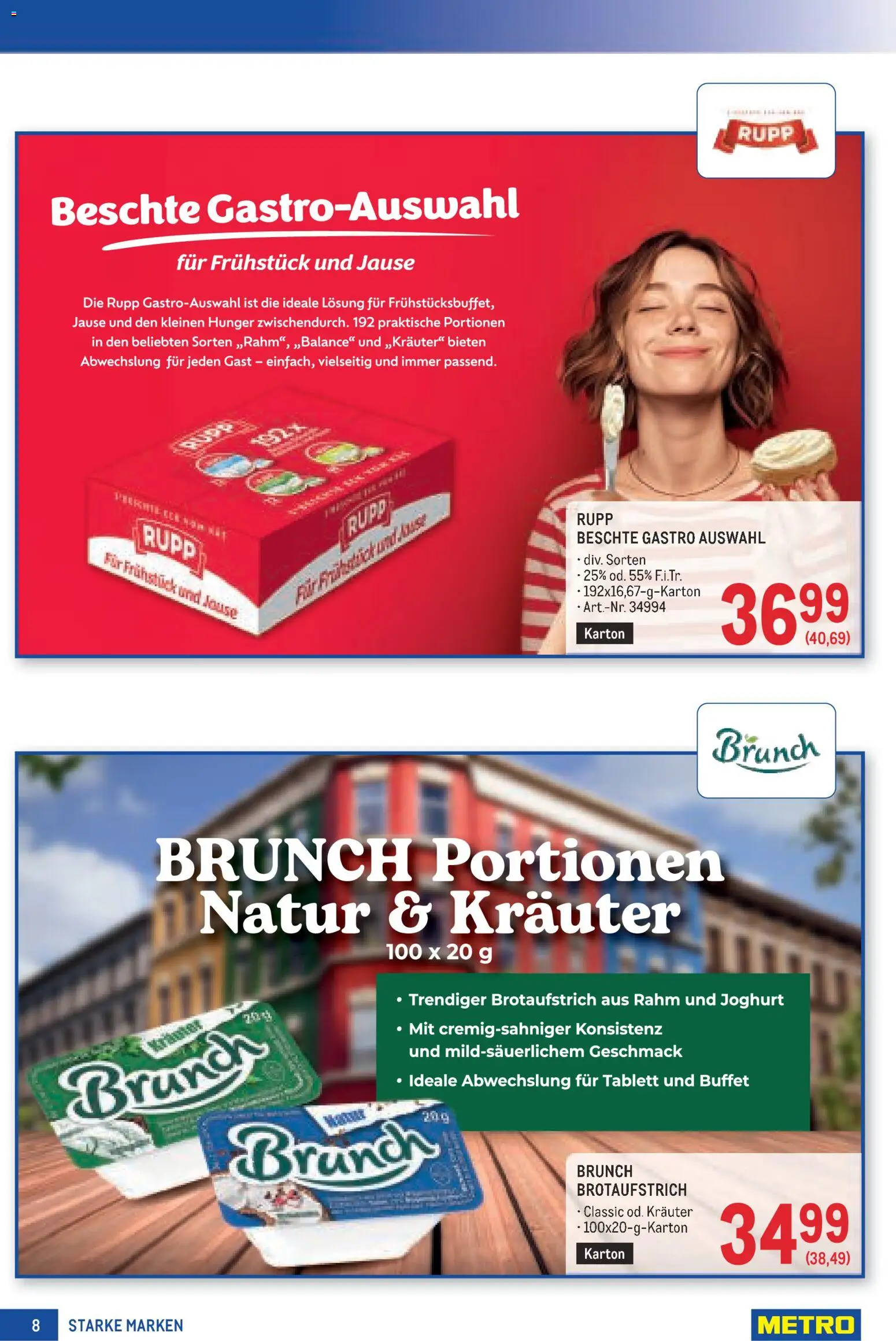 Metro angebote Starke Marken gültig ab 06.08.2026 | Seite: 8 | Produkte: Joghurt