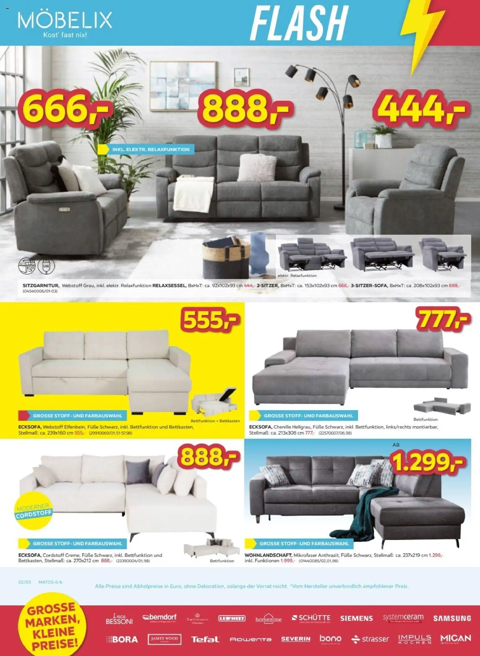Möbelix Flash sale gültig ab 01.05.2026 | Seite: 2 | Produkte: Samsung
