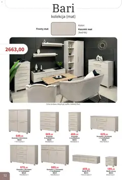 Pogląd oferty "Bodzio Katalog" - ważna od 01.04.2026 | Strona: 52 | Produkty: Komoda, Stolik nocny