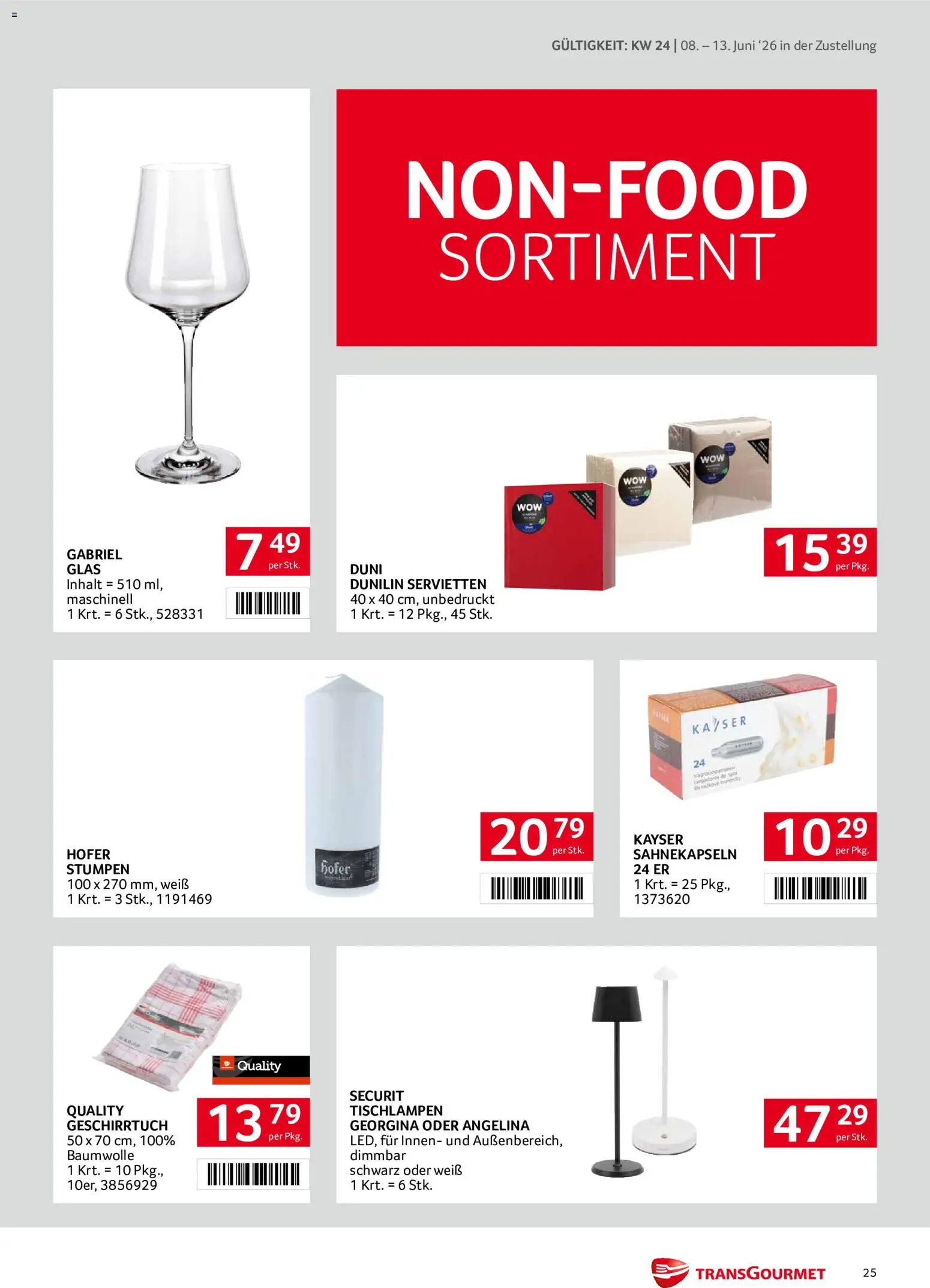 Transgourmet Zustellaktion gültig ab 08.06.2026 | Seite: 25