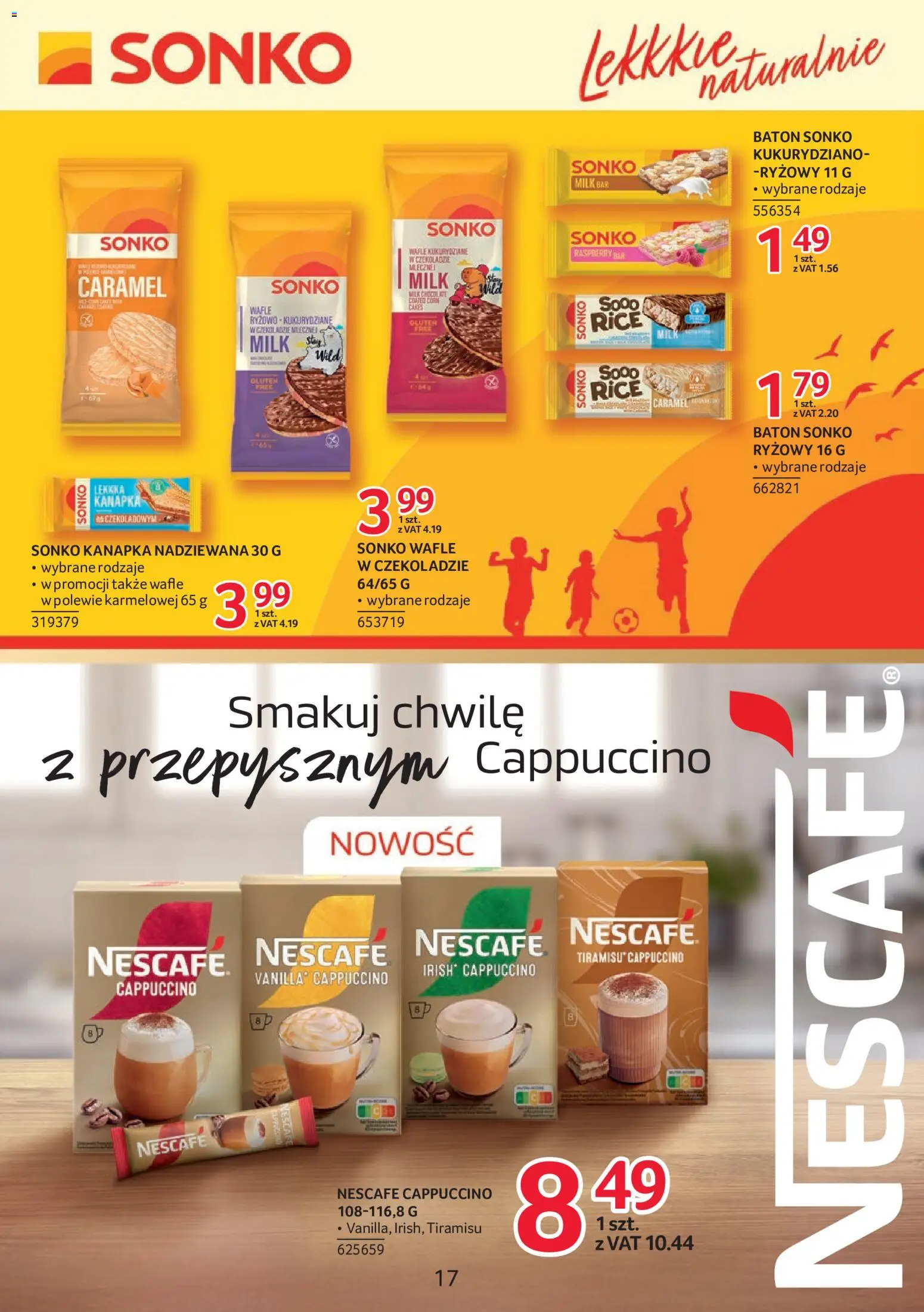Selgros cash&carry gazetka - Markowe Produkty od 02.06.2026 | Strona: 17 | Produkty: Wafle, Tiramisu, Cappuccino, Baton